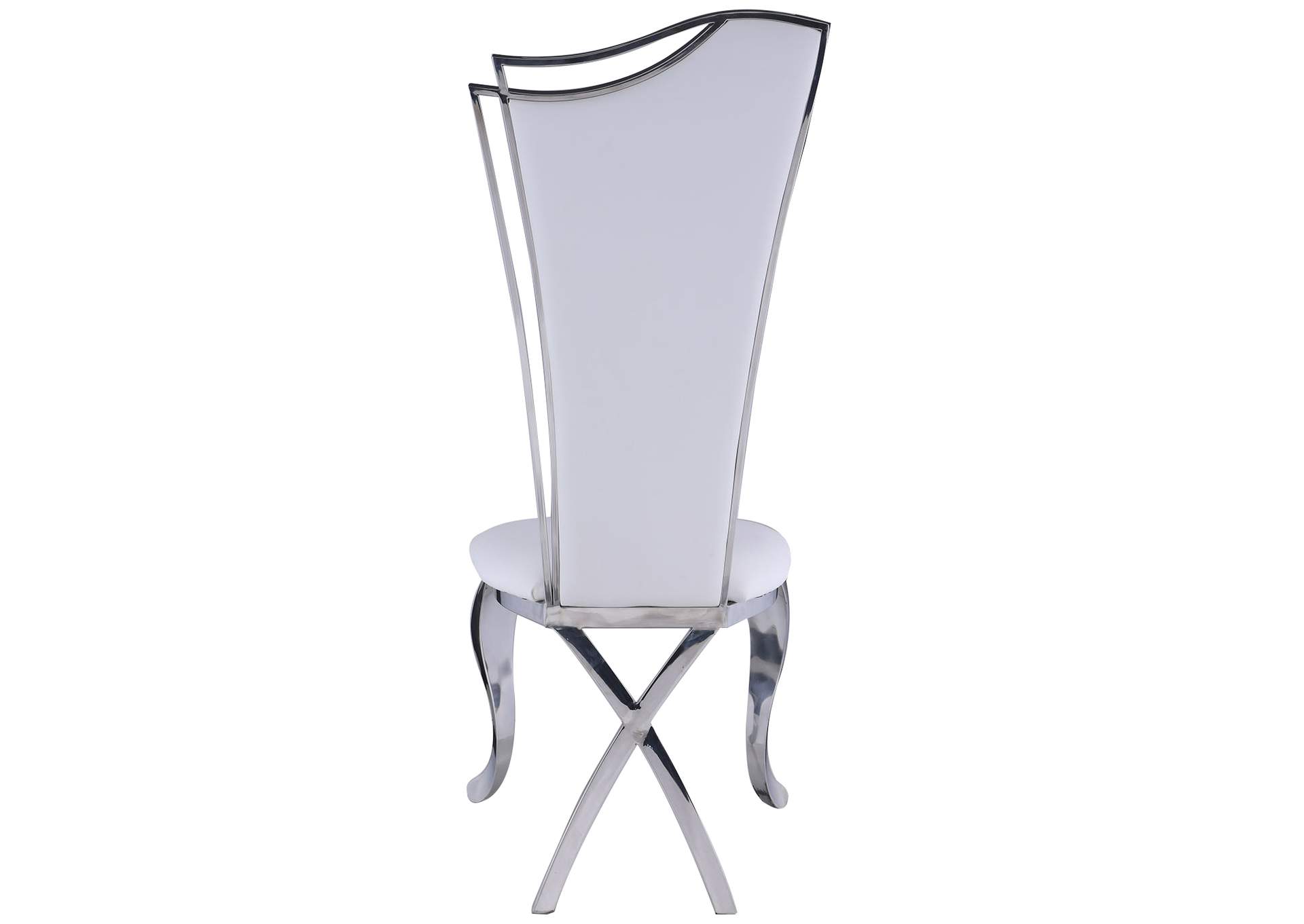 Contemporary Dining Set With Extendable Marble Table & 4 White Chairs image 11