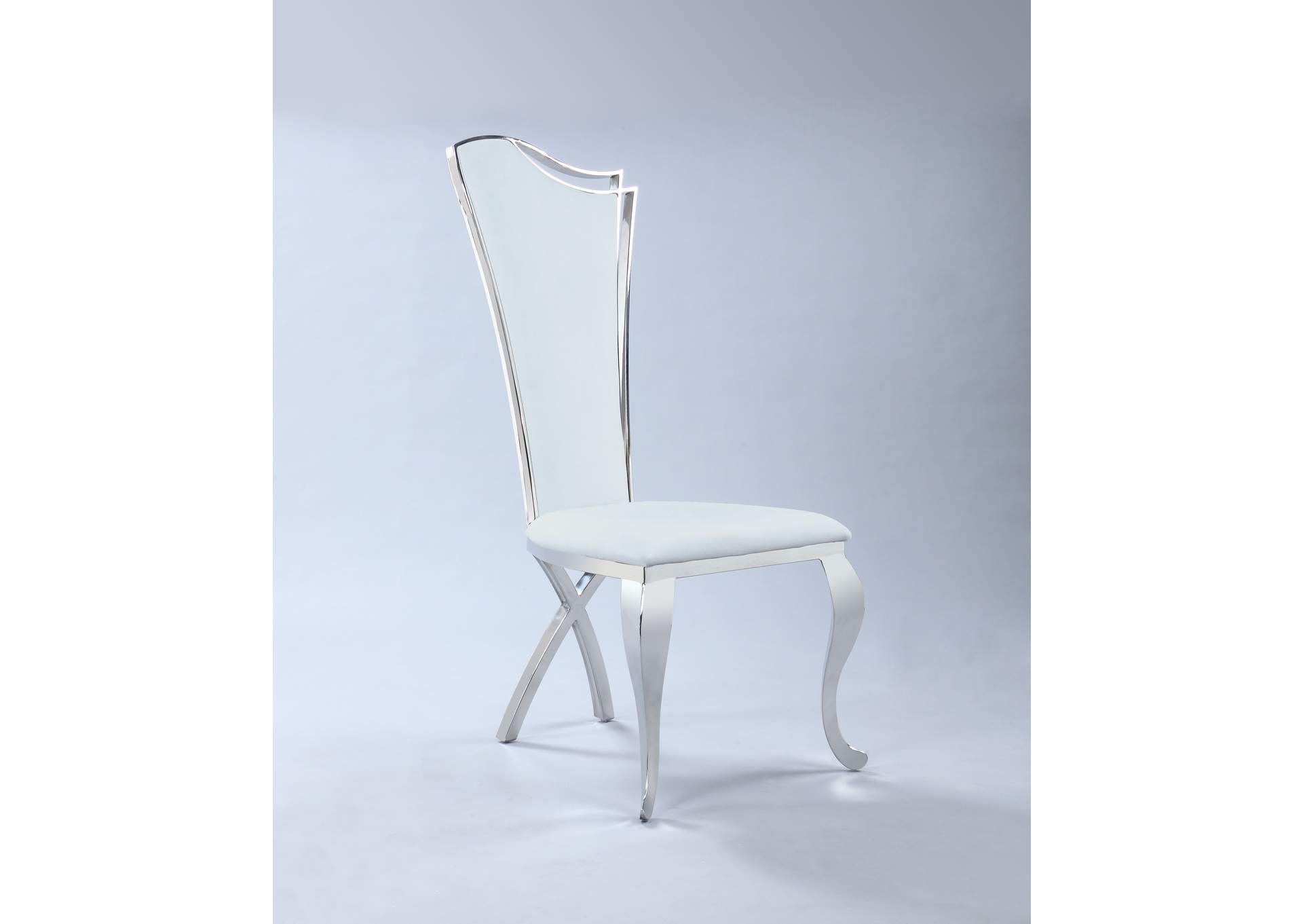 Contemporary Tall-Back Upholstered Side Chair image 11