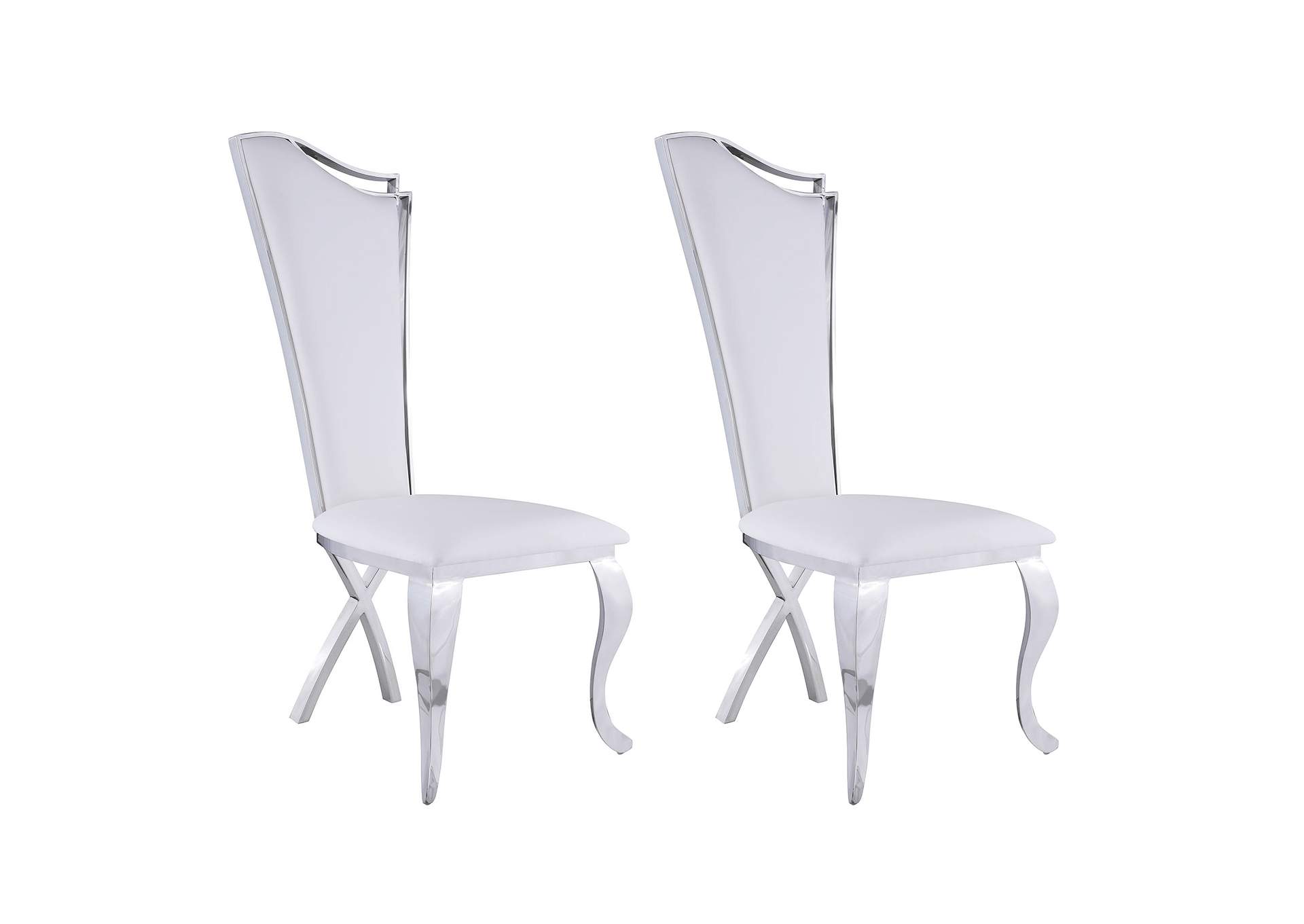Contemporary Tall-Back Upholstered Side Chair image 10