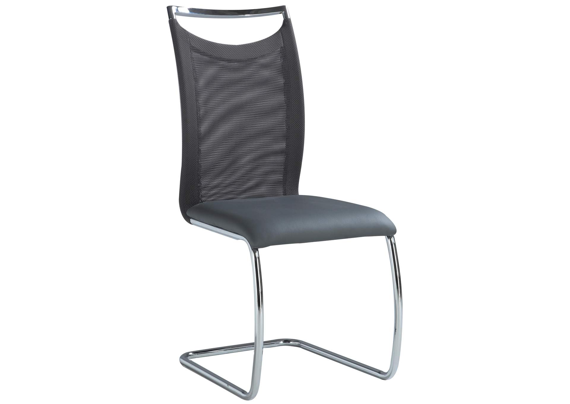 Meshed Back Cantilever Side Chair image 1