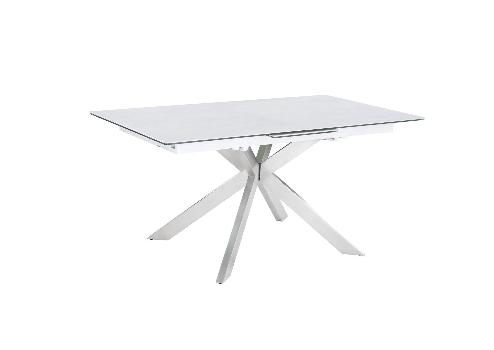 Dining Set With Pop-Up Extendable Ceramic Top Table & 4 Motion Chairs image 6