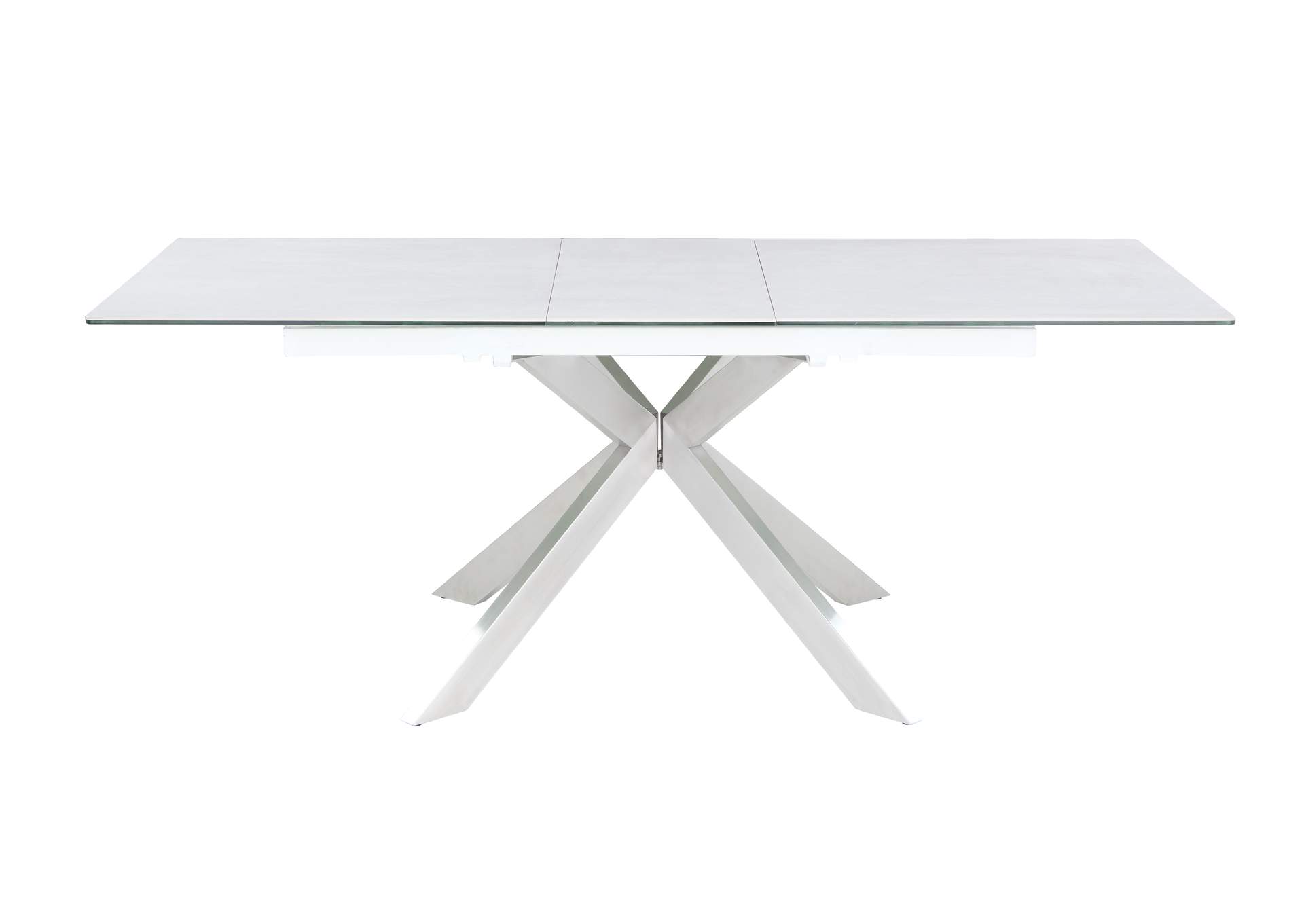 Dining Set With Pop-Up Extendable Ceramic Top Table & 4 Motion Chairs image 7