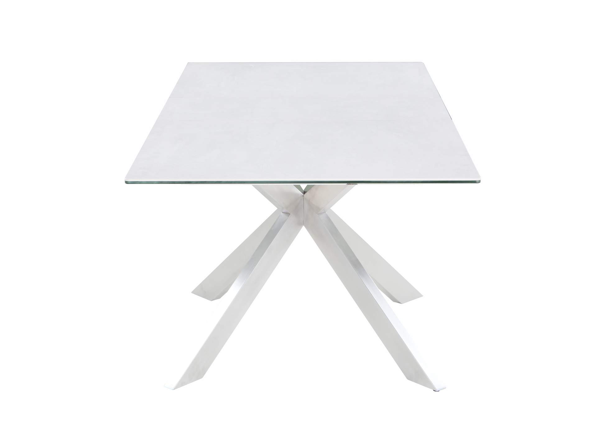 Dining Set With Pop-Up Extendable Ceramic Top Table & 4 Motion Chairs image 8