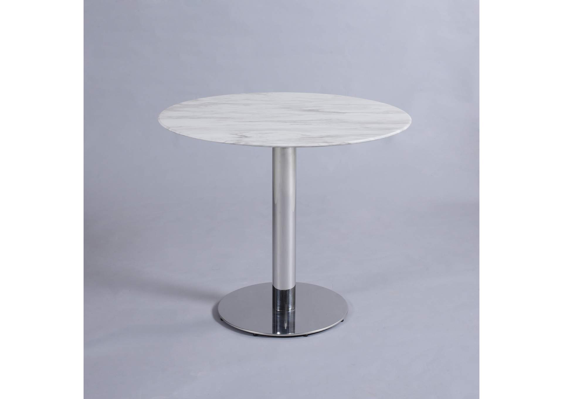 Dining Set With Marble Top Bistro Table & 4 Handle Back Chairs image 4