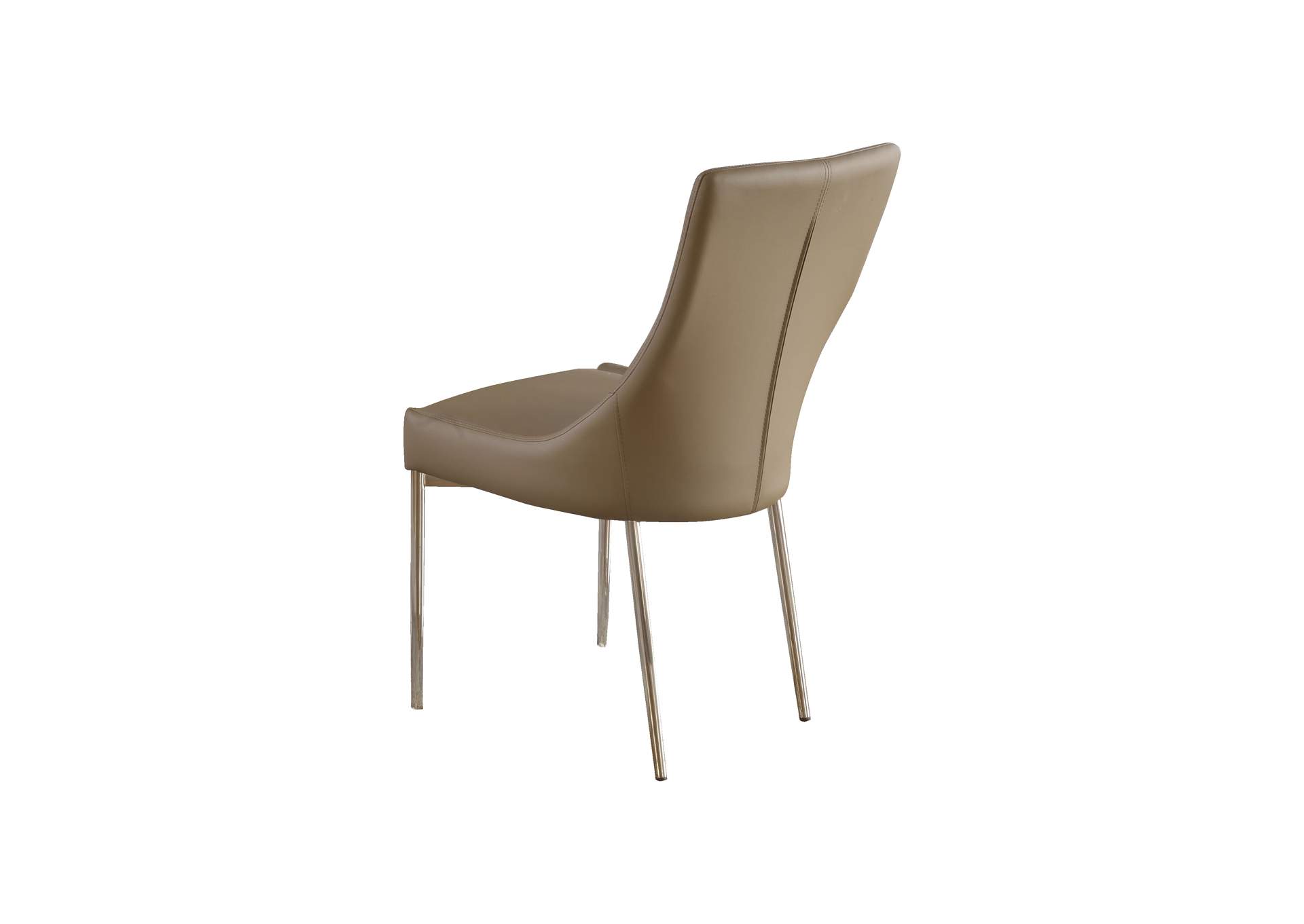 Contemporary Dining Set With Round Glass Table And Club-Style Chairs image 4