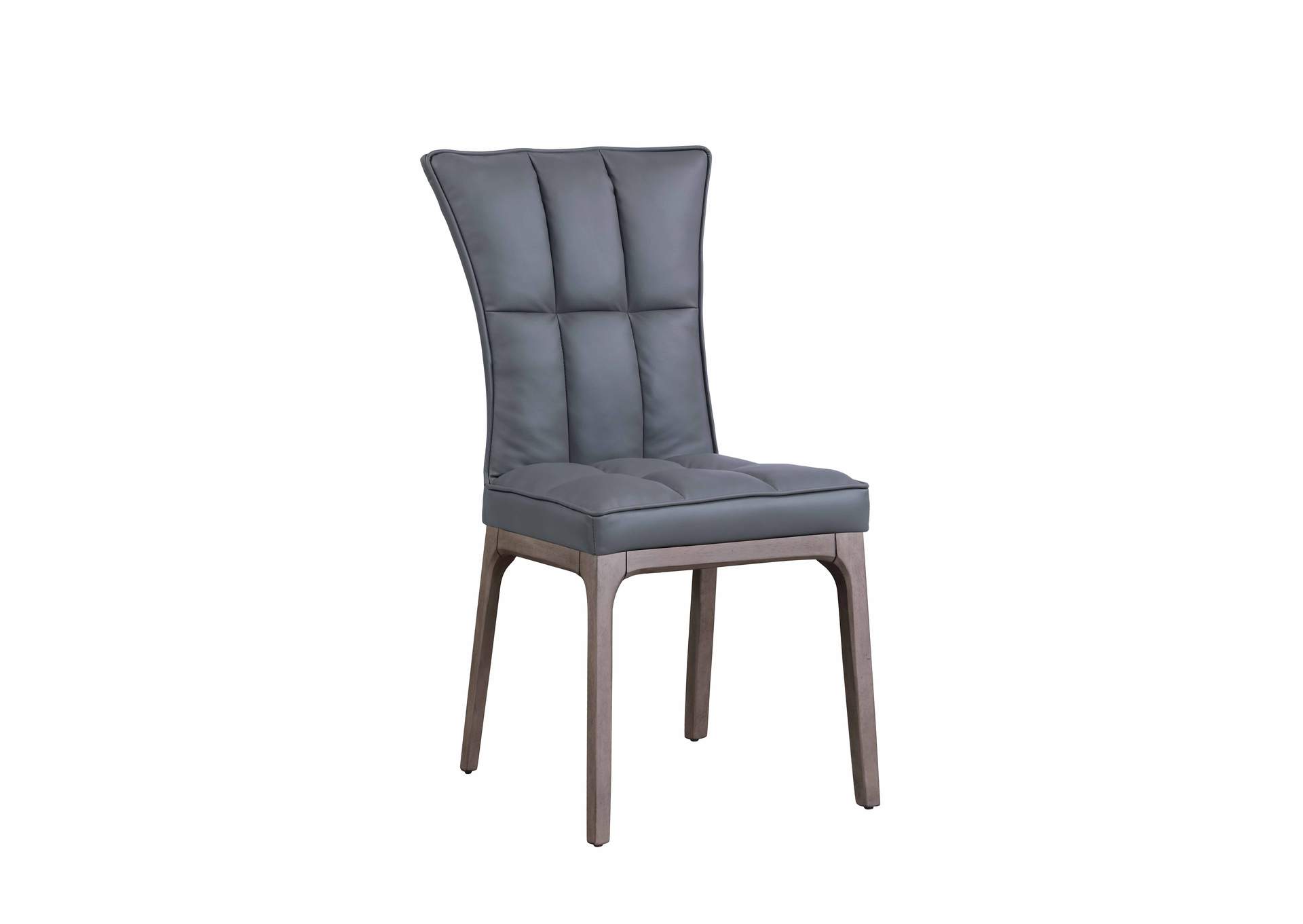 Modern Tufted Side Chair With Solid Wood Frame image 3