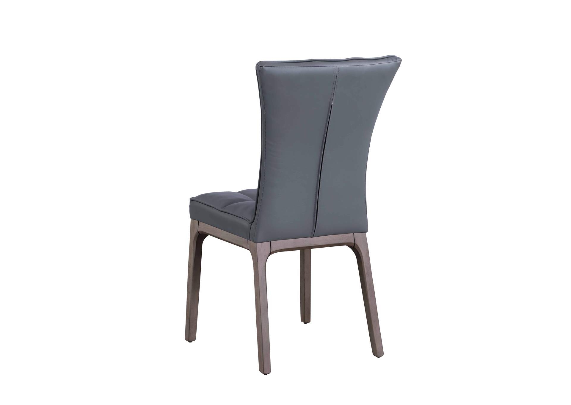 Modern Tufted Side Chair With Solid Wood Frame image 4