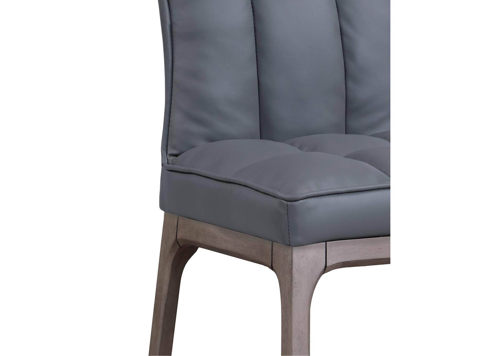 Modern Tufted Side Chair With Solid Wood Frame image 8