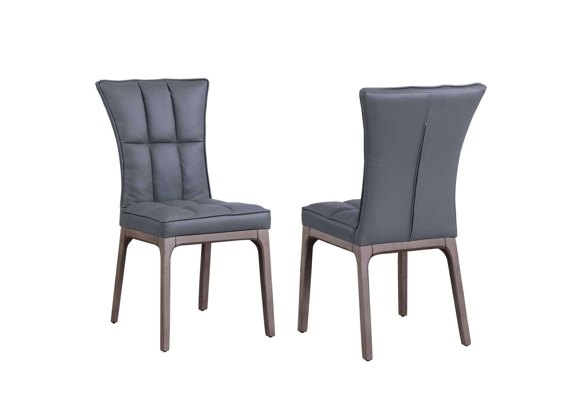 Modern Tufted Side Chair With Solid Wood Frame image 9