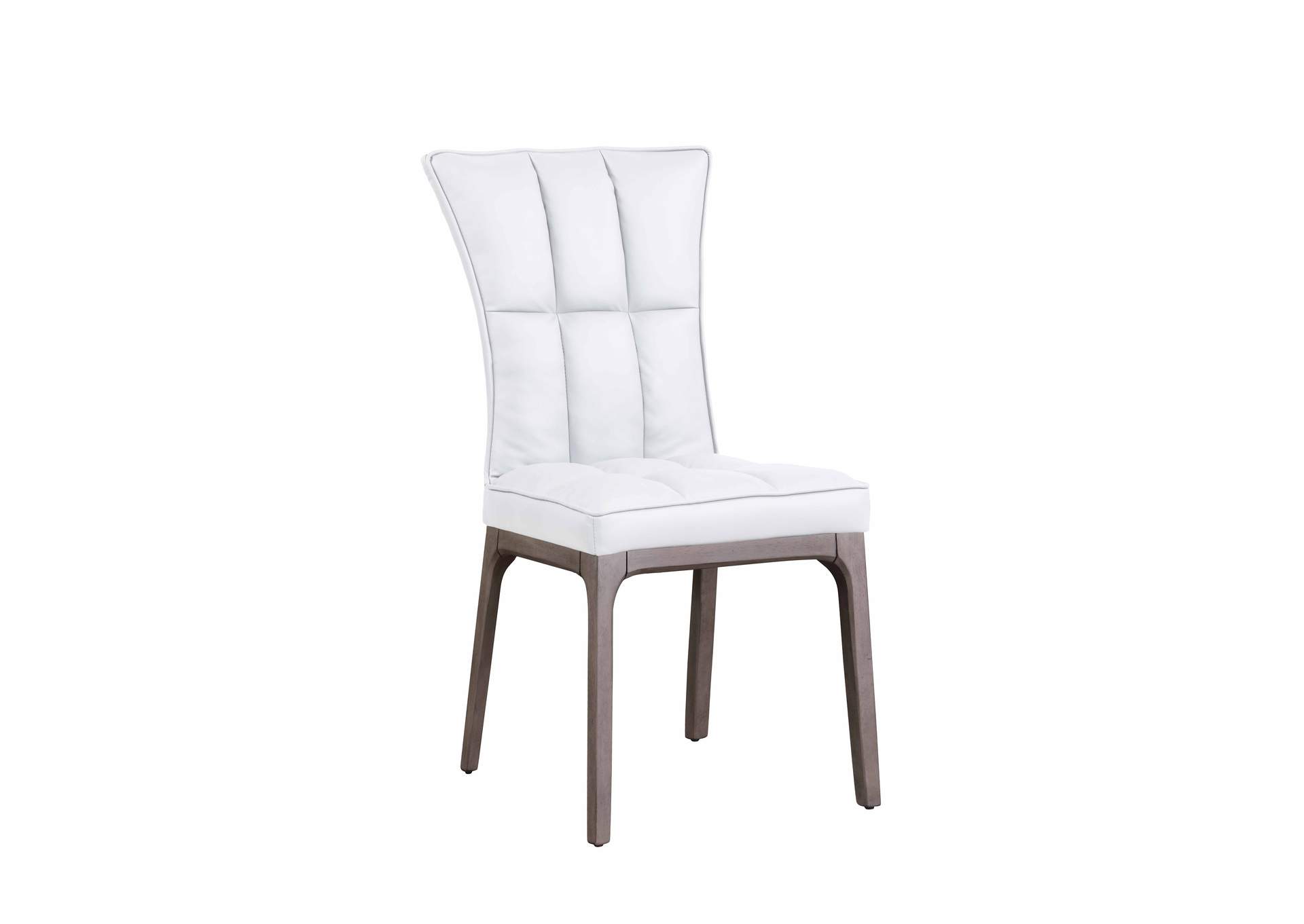 Modern Tufted Side Chair With Solid Wood Frame image 1