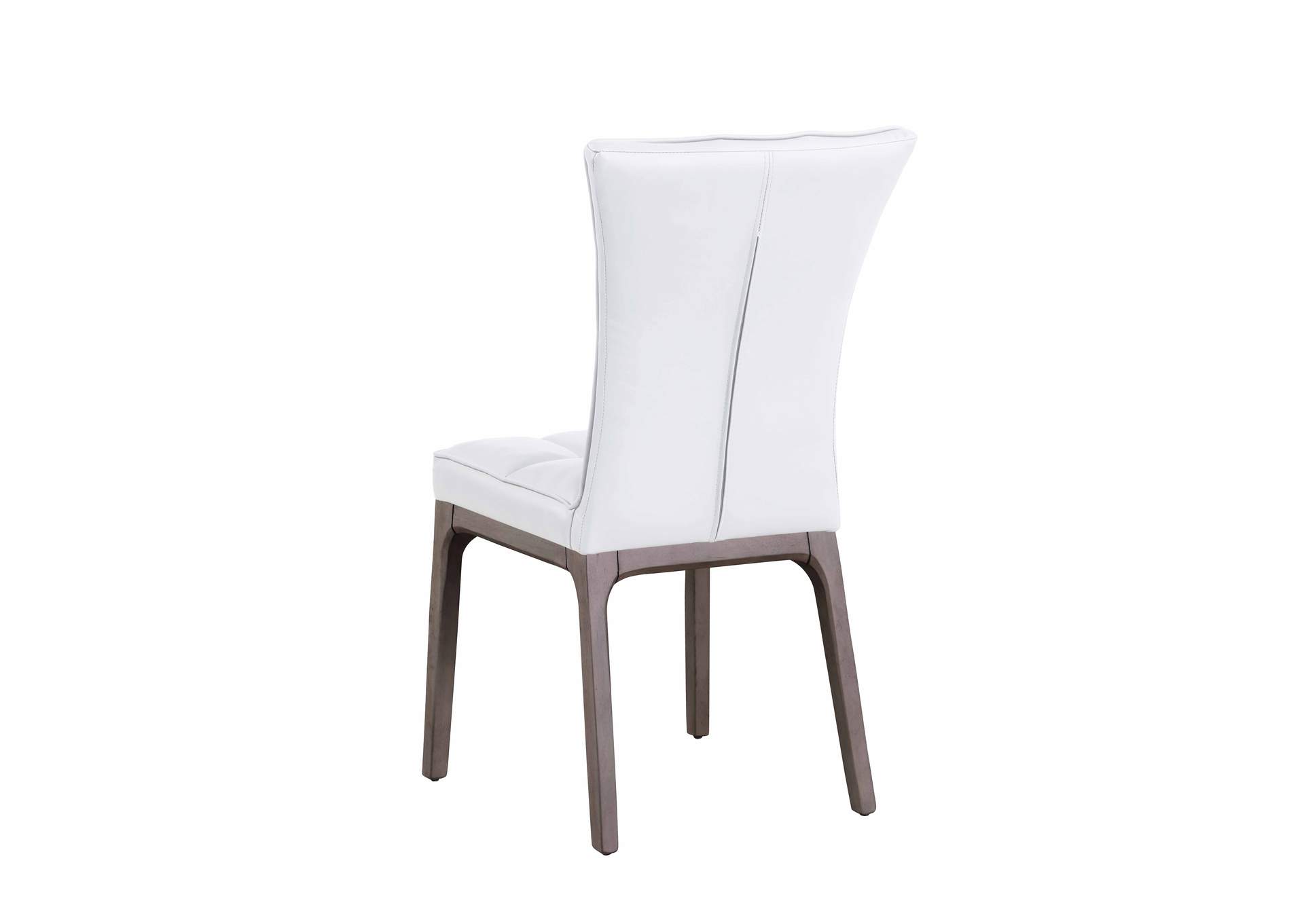 Modern Tufted Side Chair With Solid Wood Frame image 3