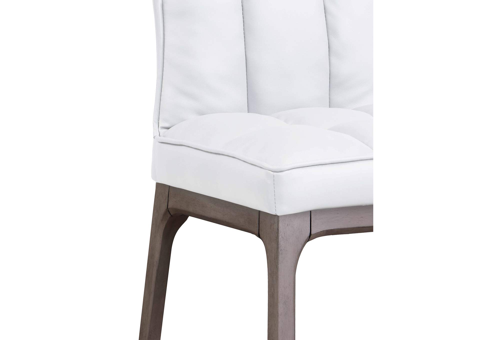 Modern Tufted Side Chair With Solid Wood Frame image 7