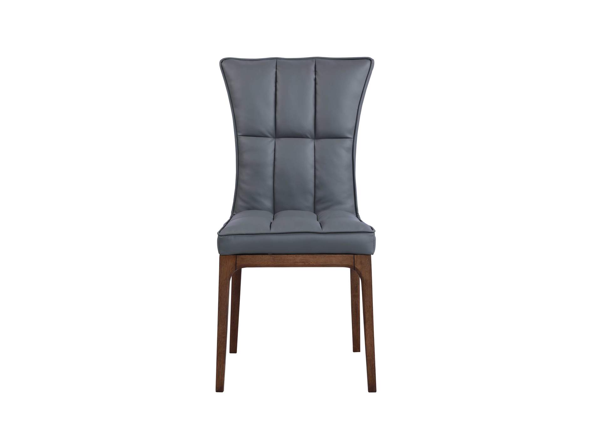 Modern Tufted Side Chair With Solid Wood Frame image 4