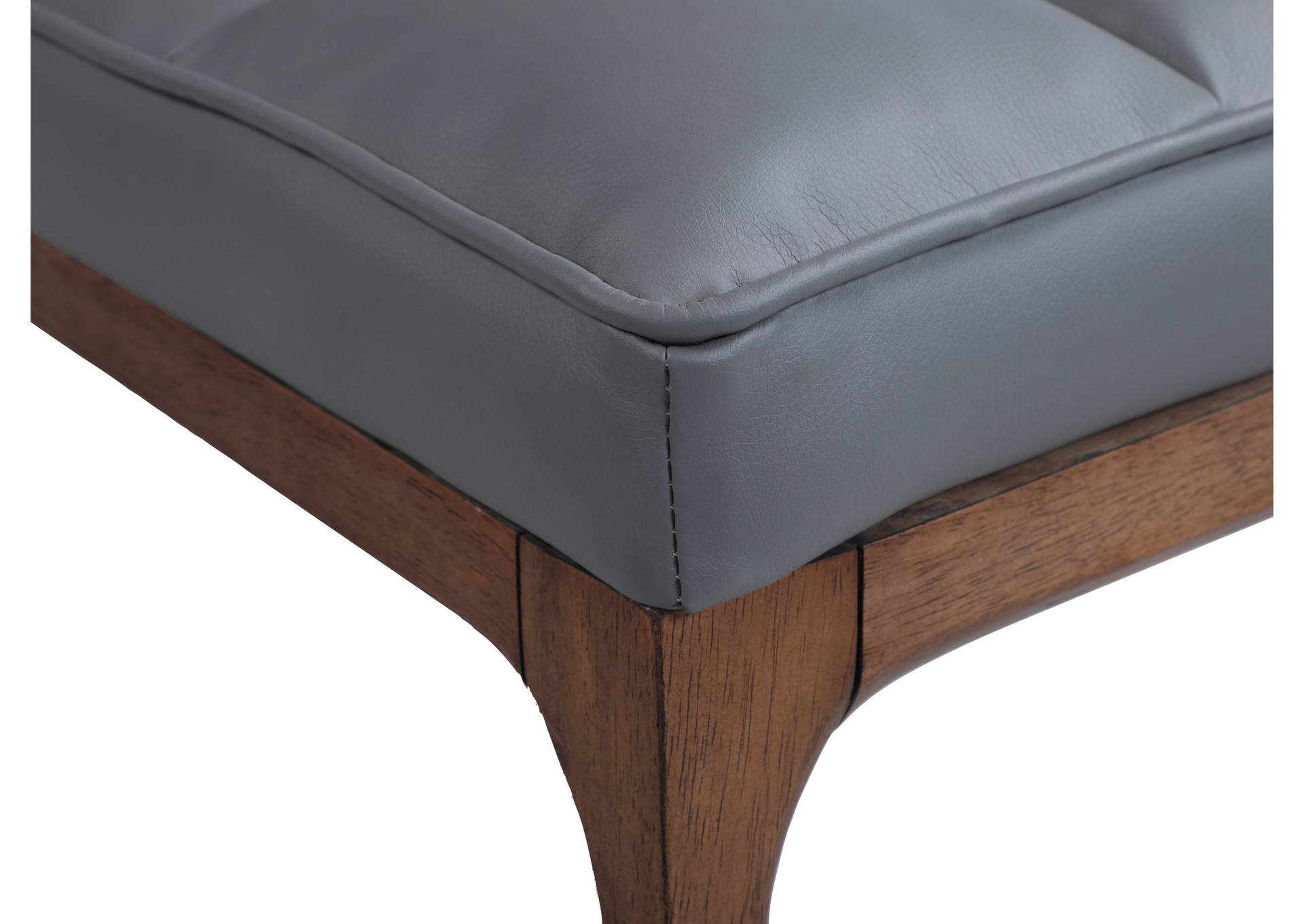Modern Tufted Side Chair With Solid Wood Frame image 6