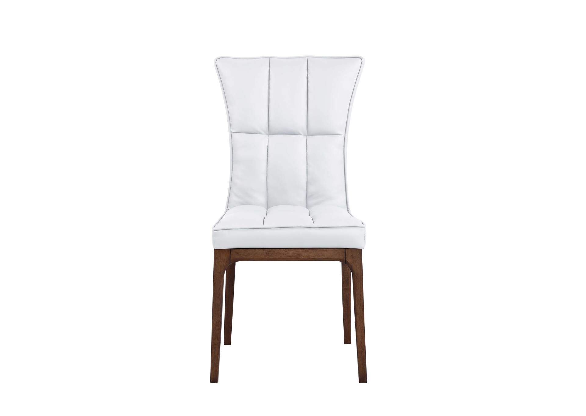 Modern Walnut Dining Set With Extendable Table & 4 Side Chairs image 9