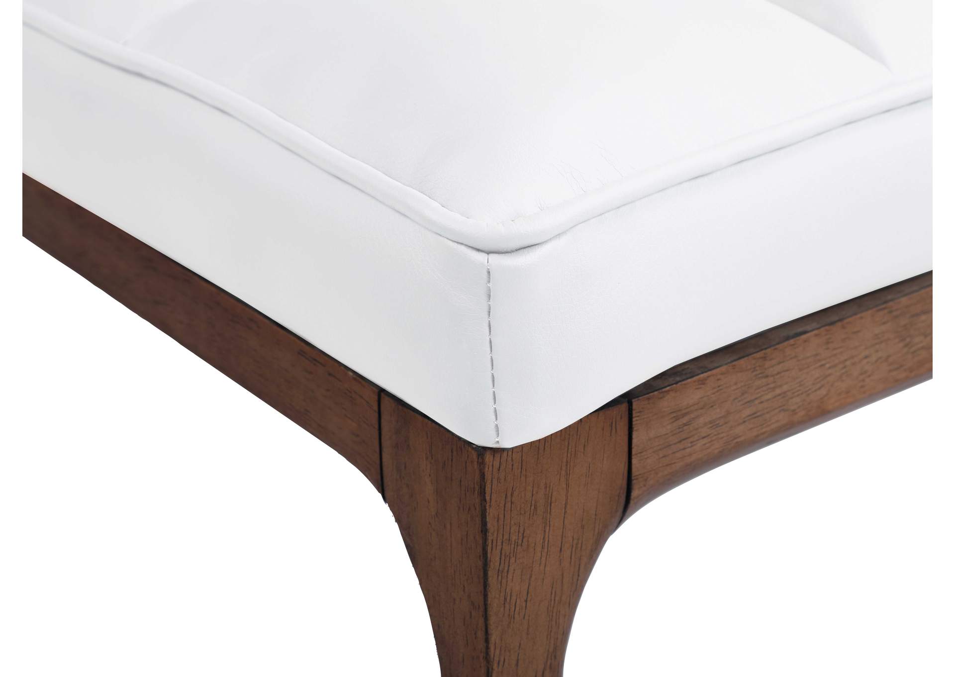 Modern Tufted Side Chair With Solid Wood Frame image 8