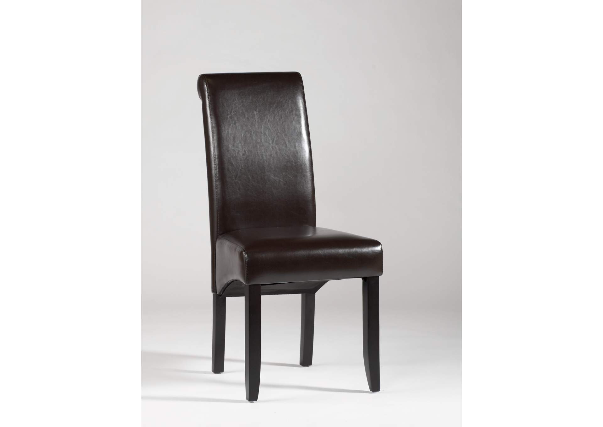 Modern Roll Back Parson Chair image 1