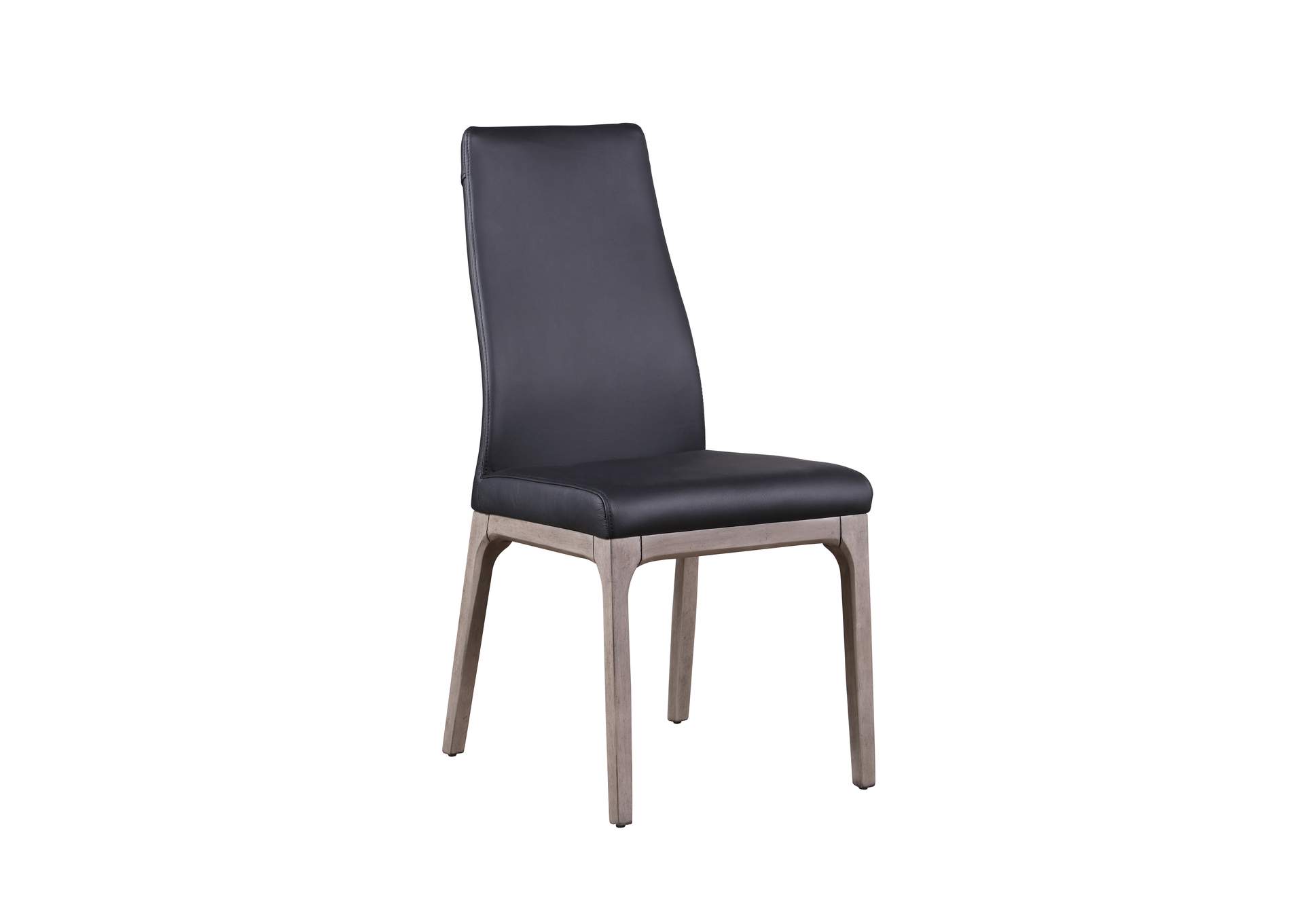 Modern Dining Set With Extendable Glass Table & 2-Tone Chairs image 7