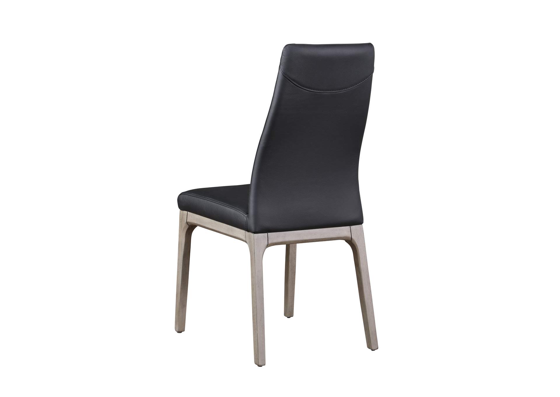 Modern Dining Set With Extendable Glass Table & 2-Tone Chairs image 8