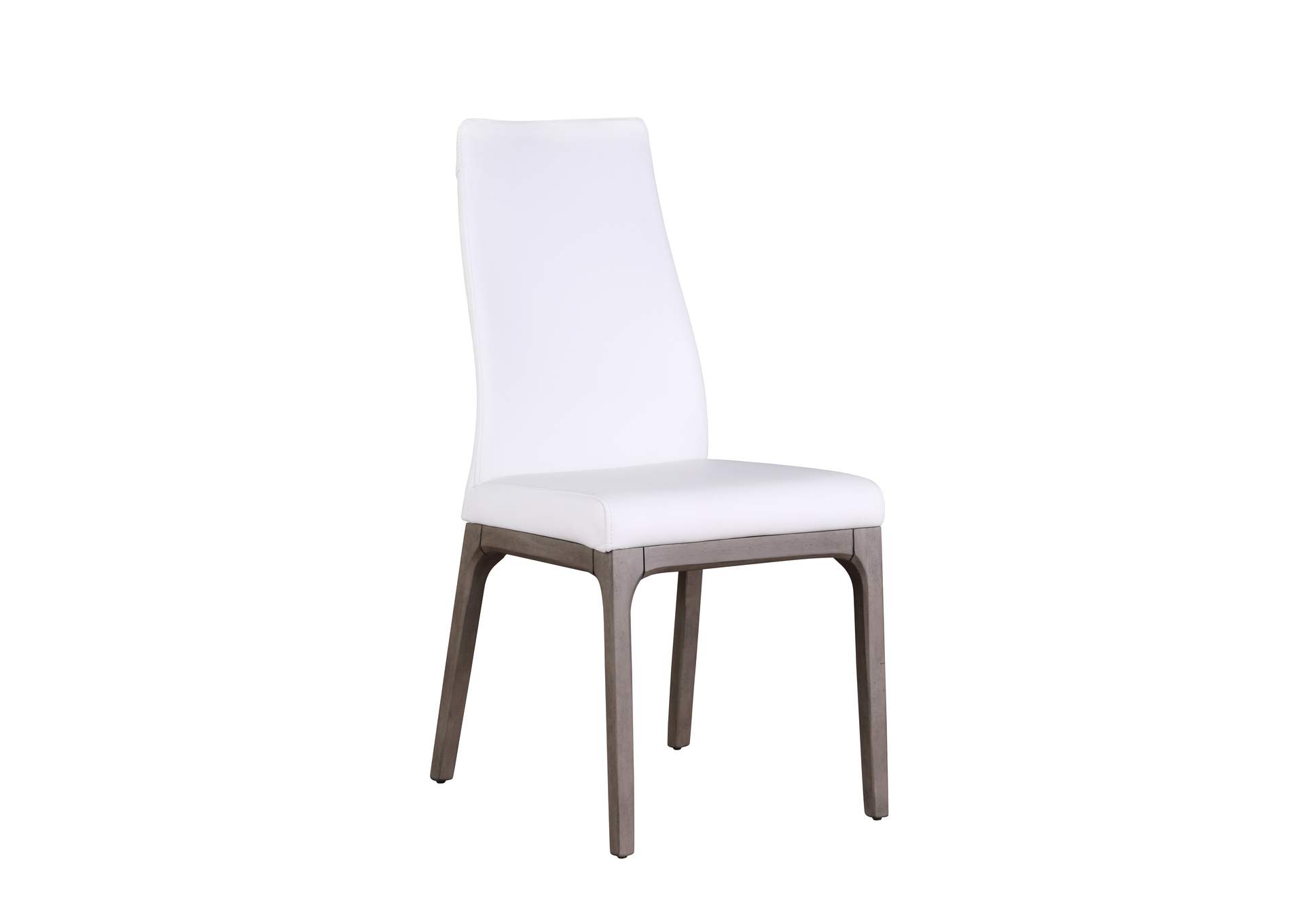 Modern Dining Set With Extendable Glass Table & 2-Tone Chairs image 7