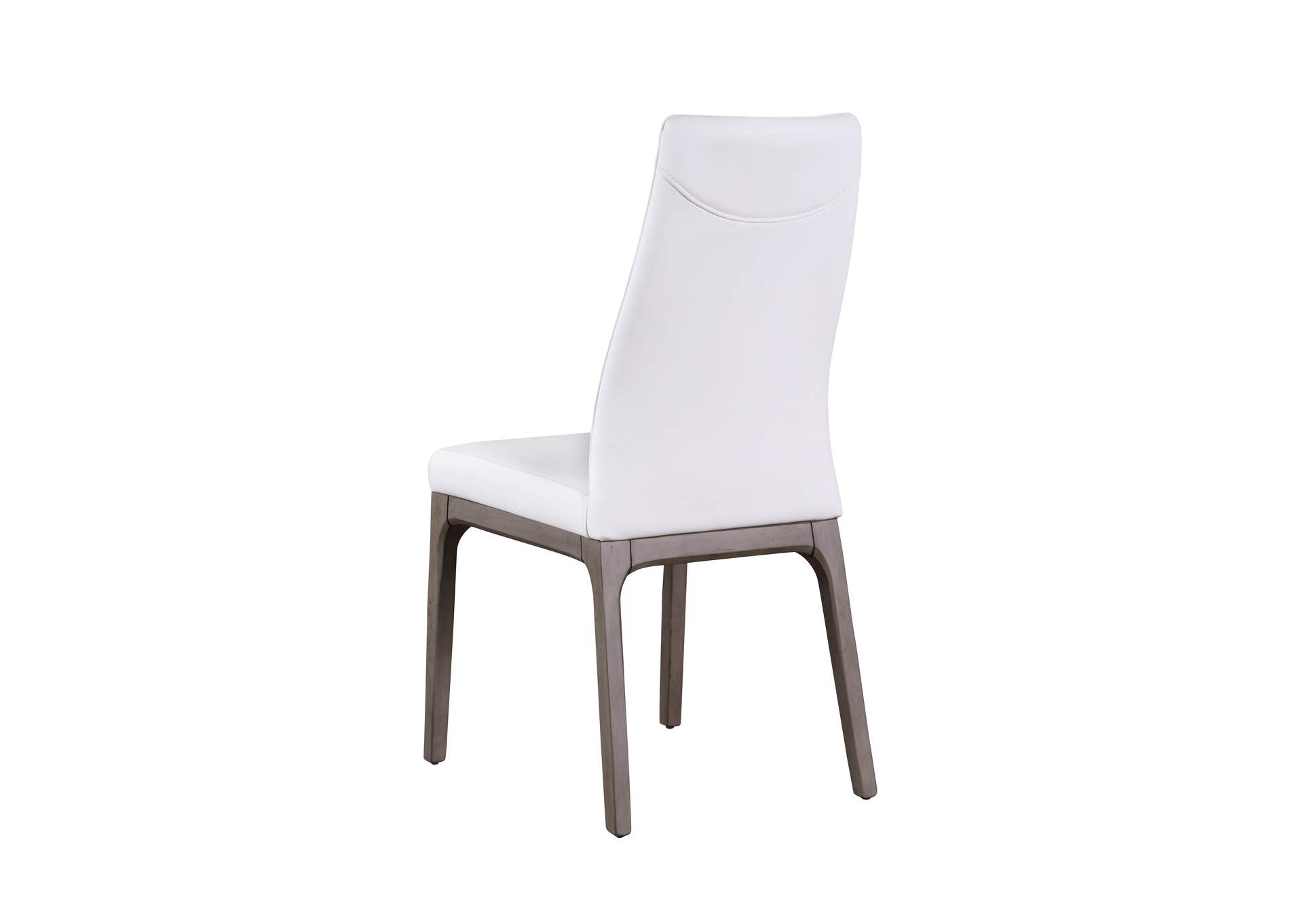 Modern Dining Set With Extendable Glass Table & 2-Tone Chairs image 8