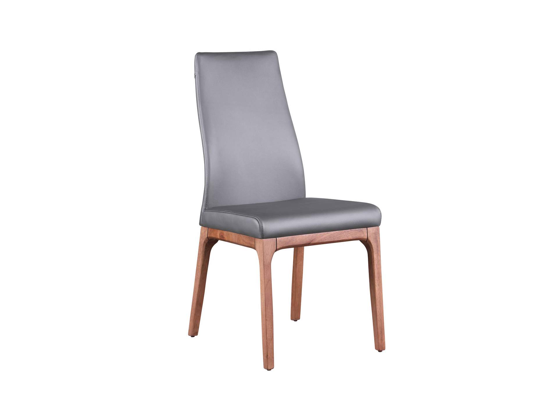 Modern Dining Set With Extendable Glass Table & 2-Tone Chairs image 6