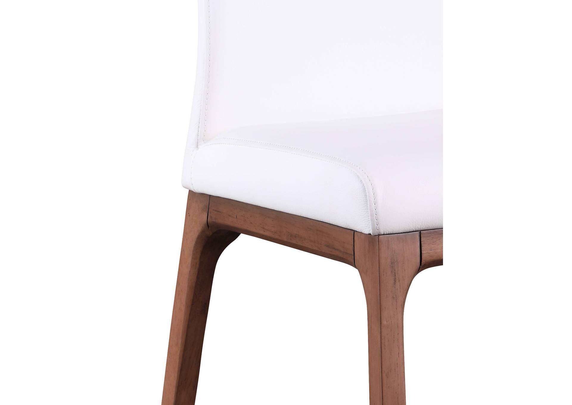 Modern Dining Set With Extendable Glass Table & 2-Tone Chairs image 8