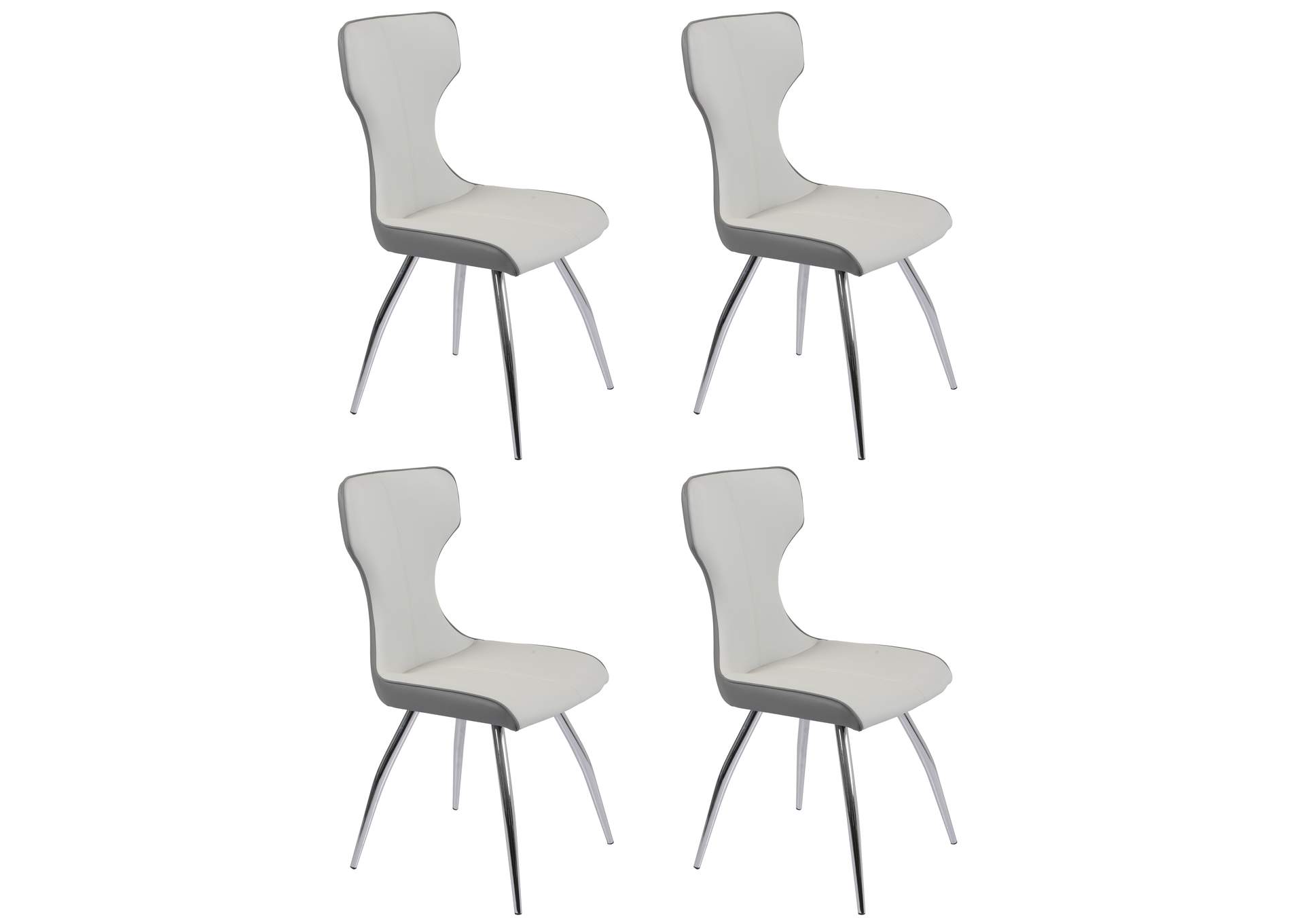 Contemporary Side Chair With Bucket Seat image 7