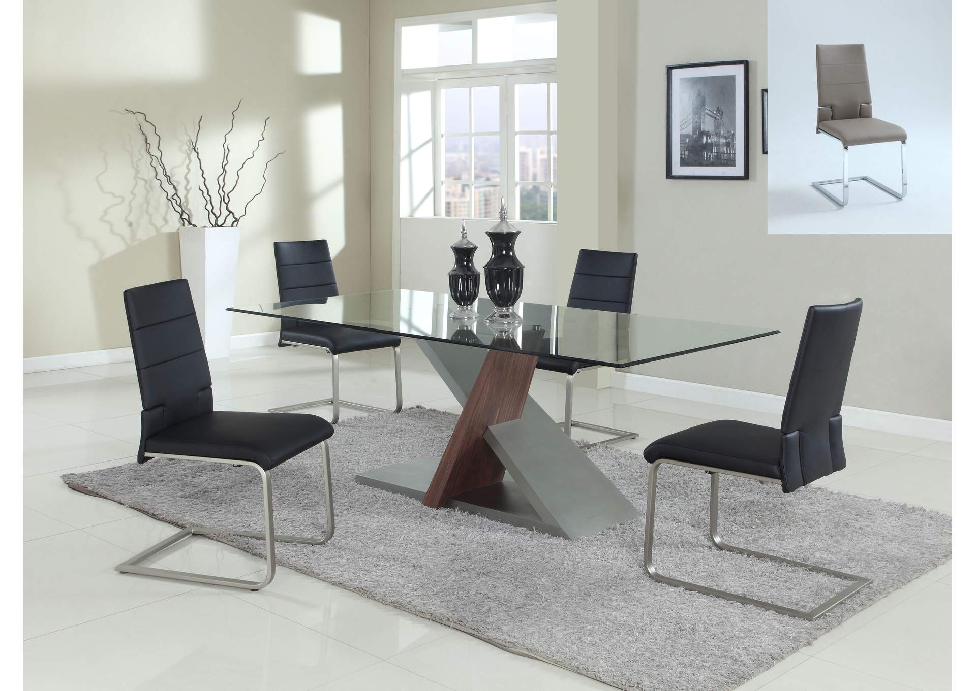 Motion Back Cantilever Side Chair image 1