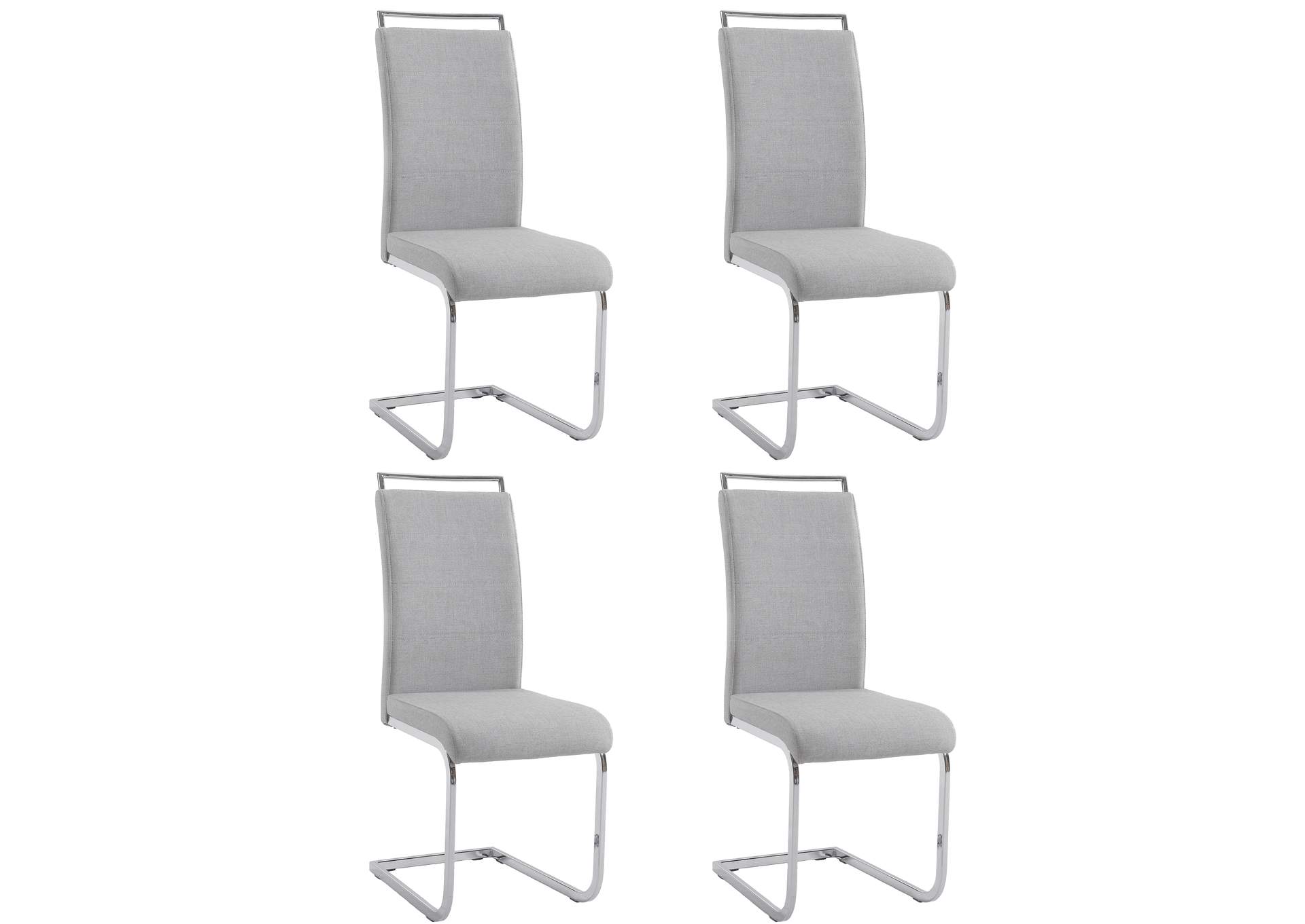 Contemporary Handle-Back Cantilever Side Chair image 3