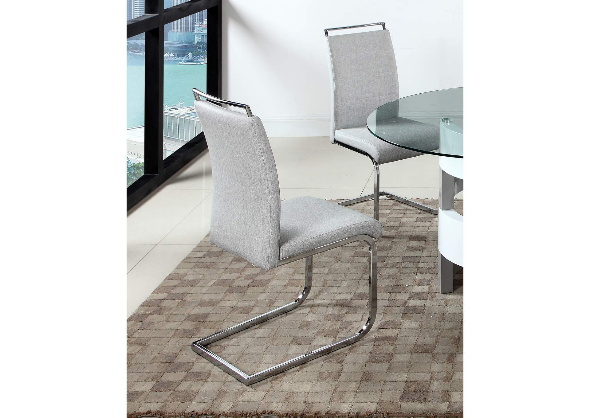 Contemporary Handle-Back Cantilever Side Chair image 5