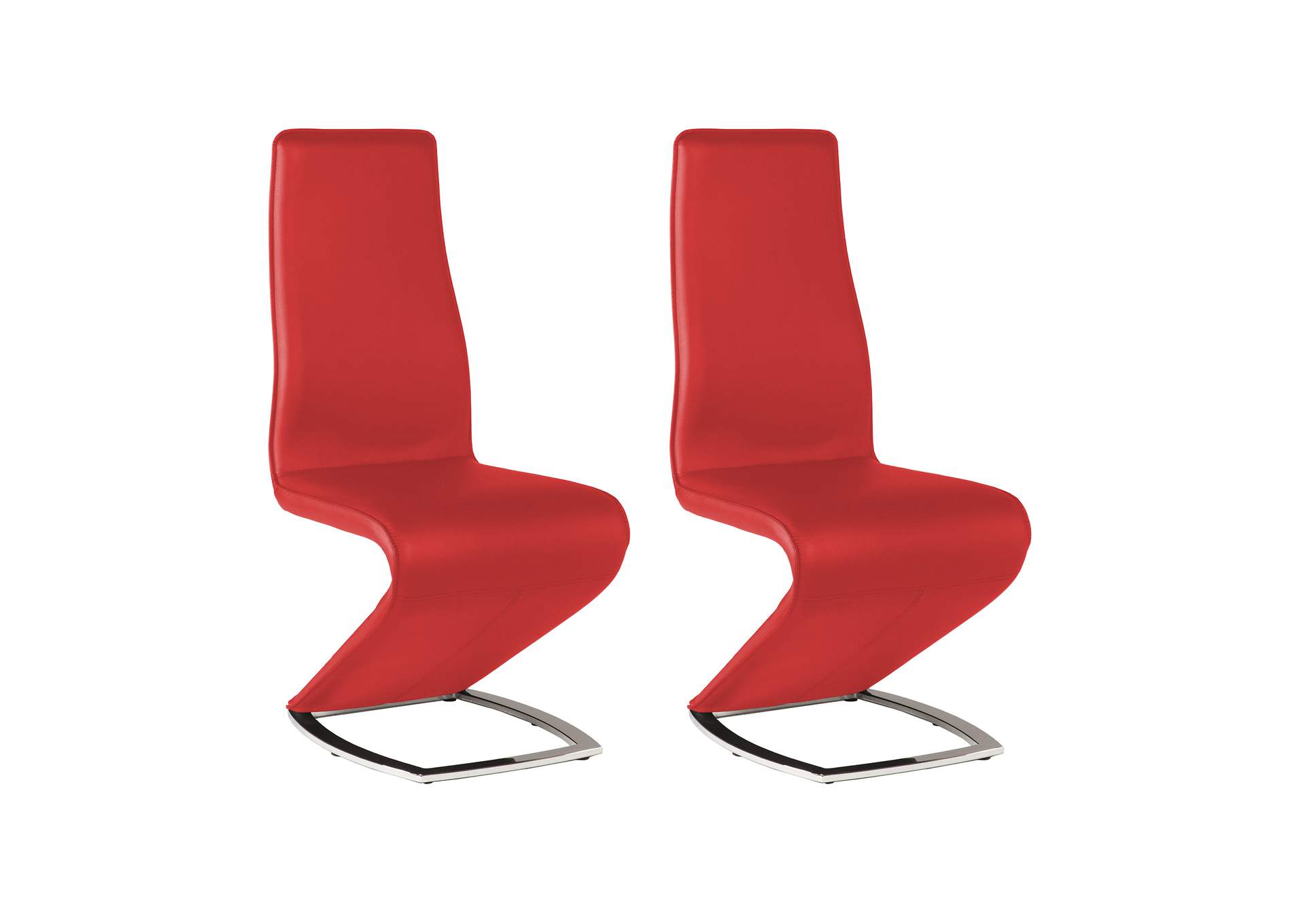 Contemporary Dining Set With Extendable Glass Table And Z-Shaped Chairs image 10