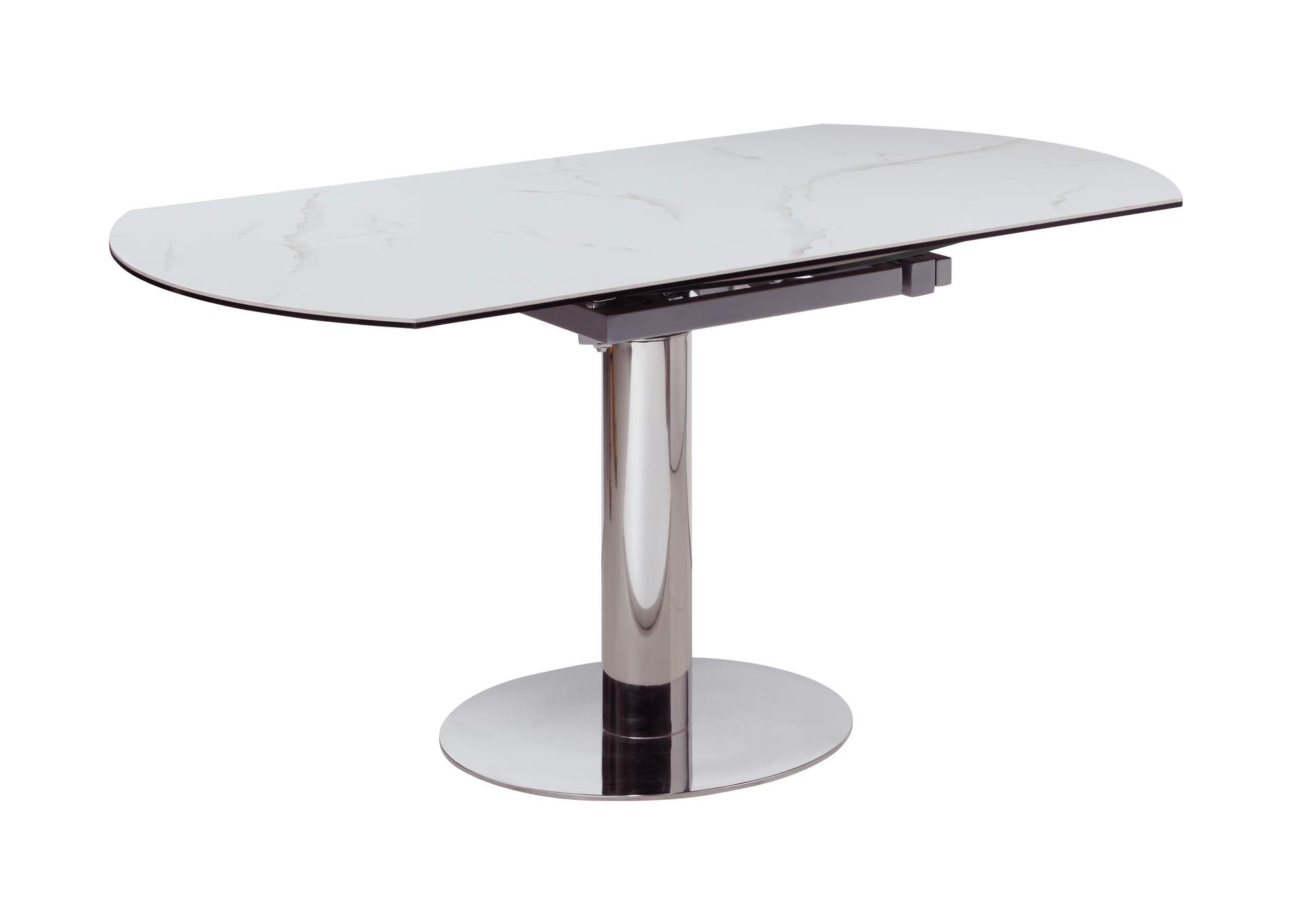 Dining Set With Extendable Contemporary Ceramic Table & 4 Modern Chairs image 5