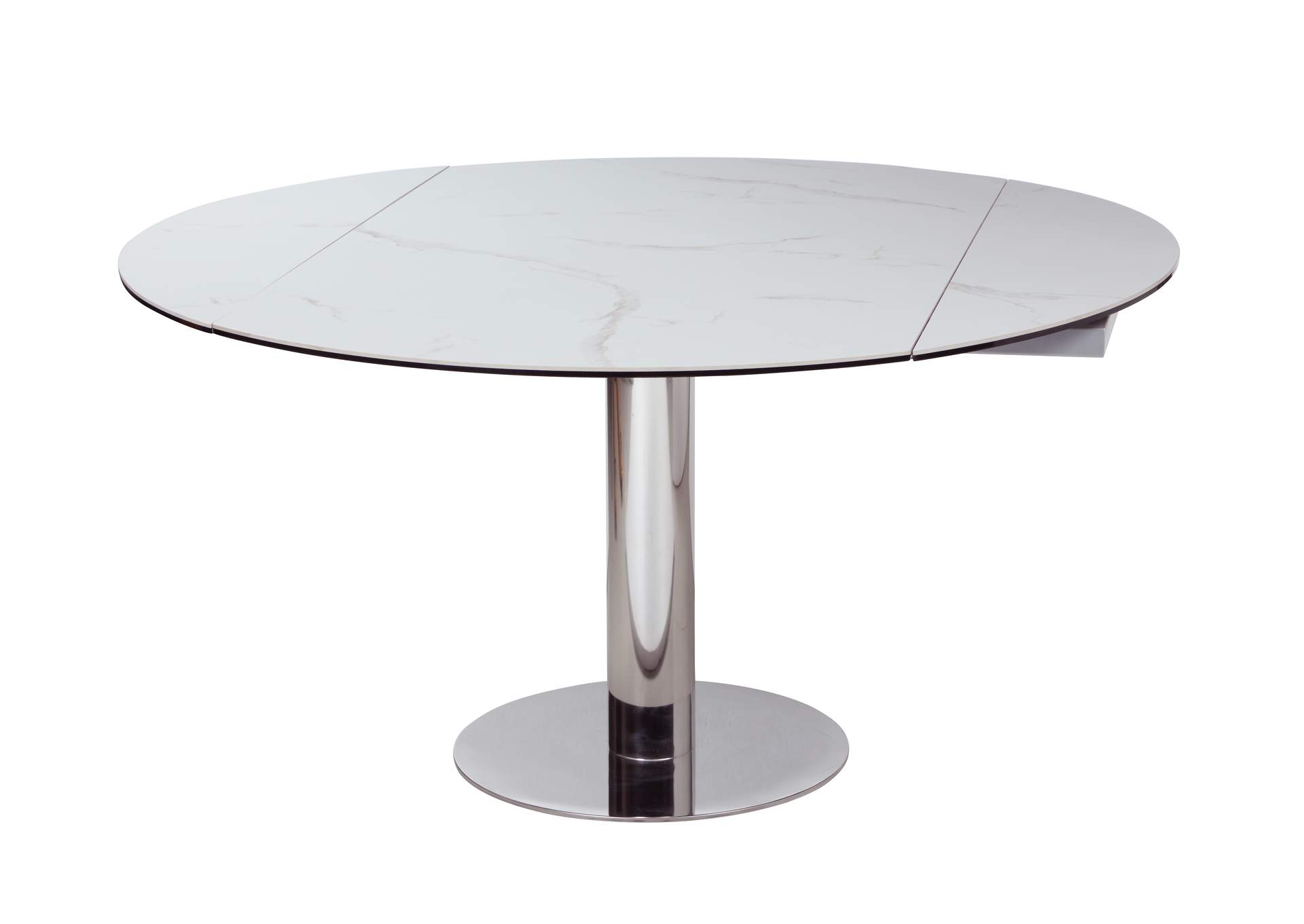 Dining Set With Extendable Contemporary Ceramic Table & 4 Modern Chairs image 4