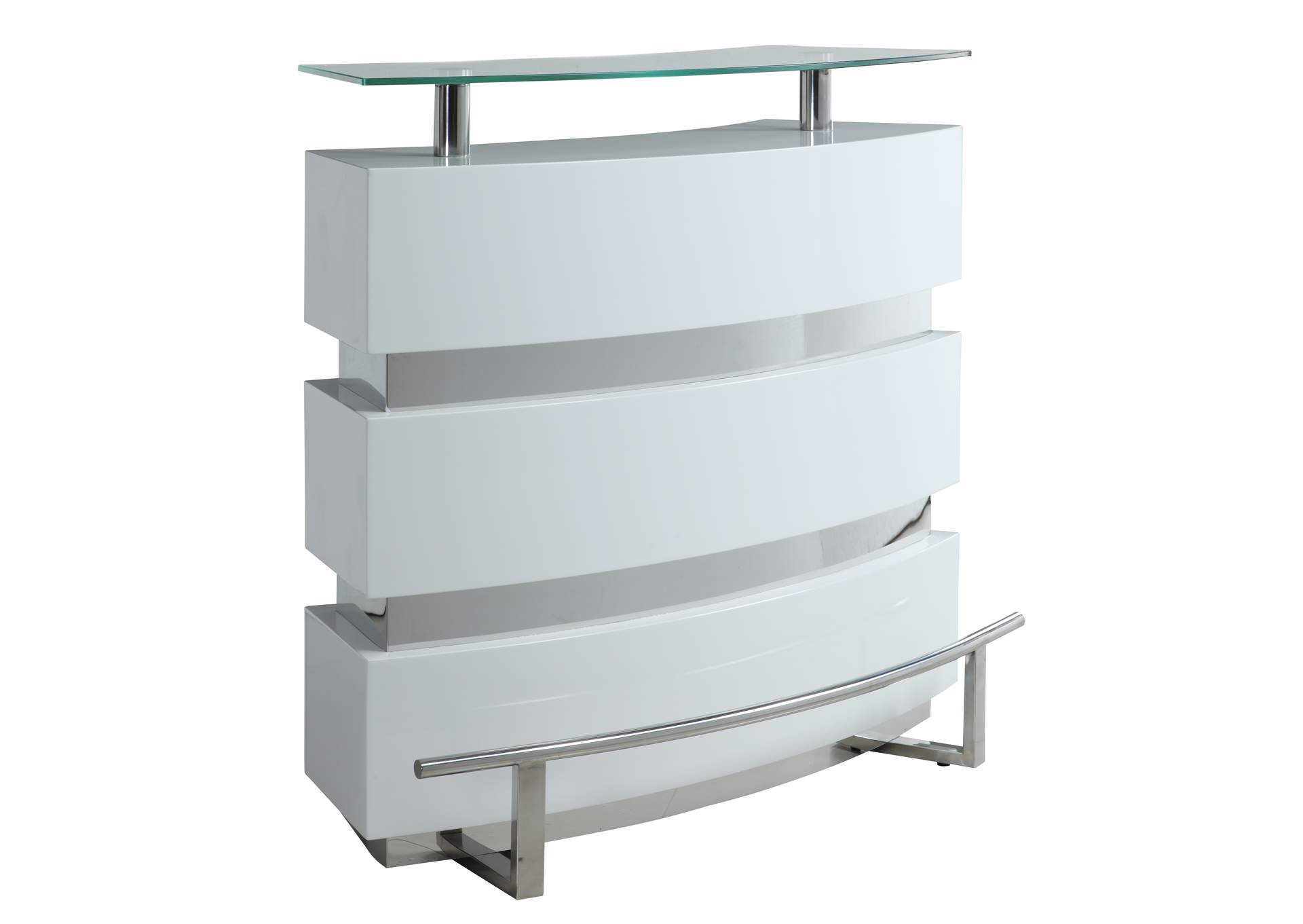 Contemporary Channeled Front Bar image 3