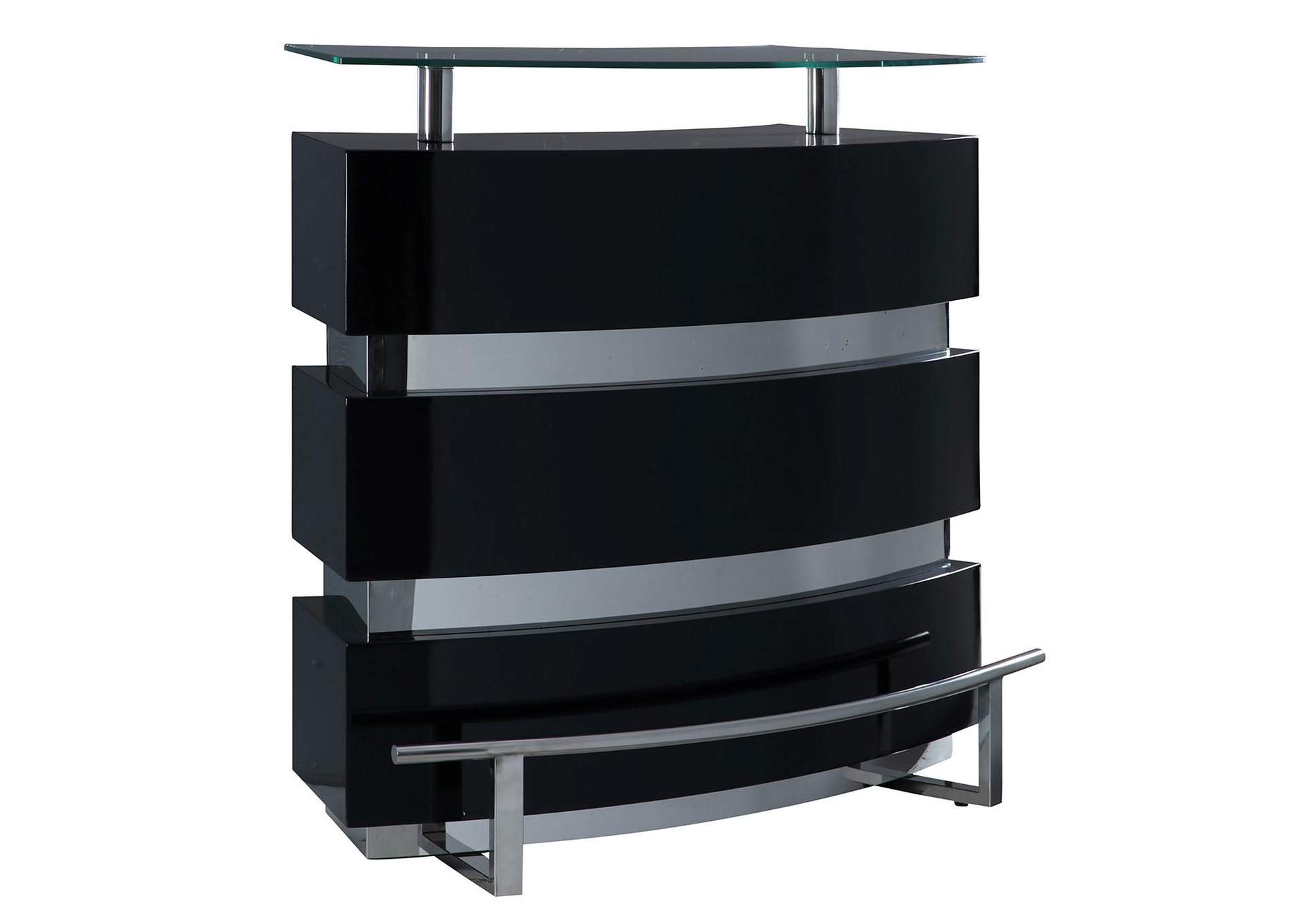 Contemporary Channeled Front Bar image 3