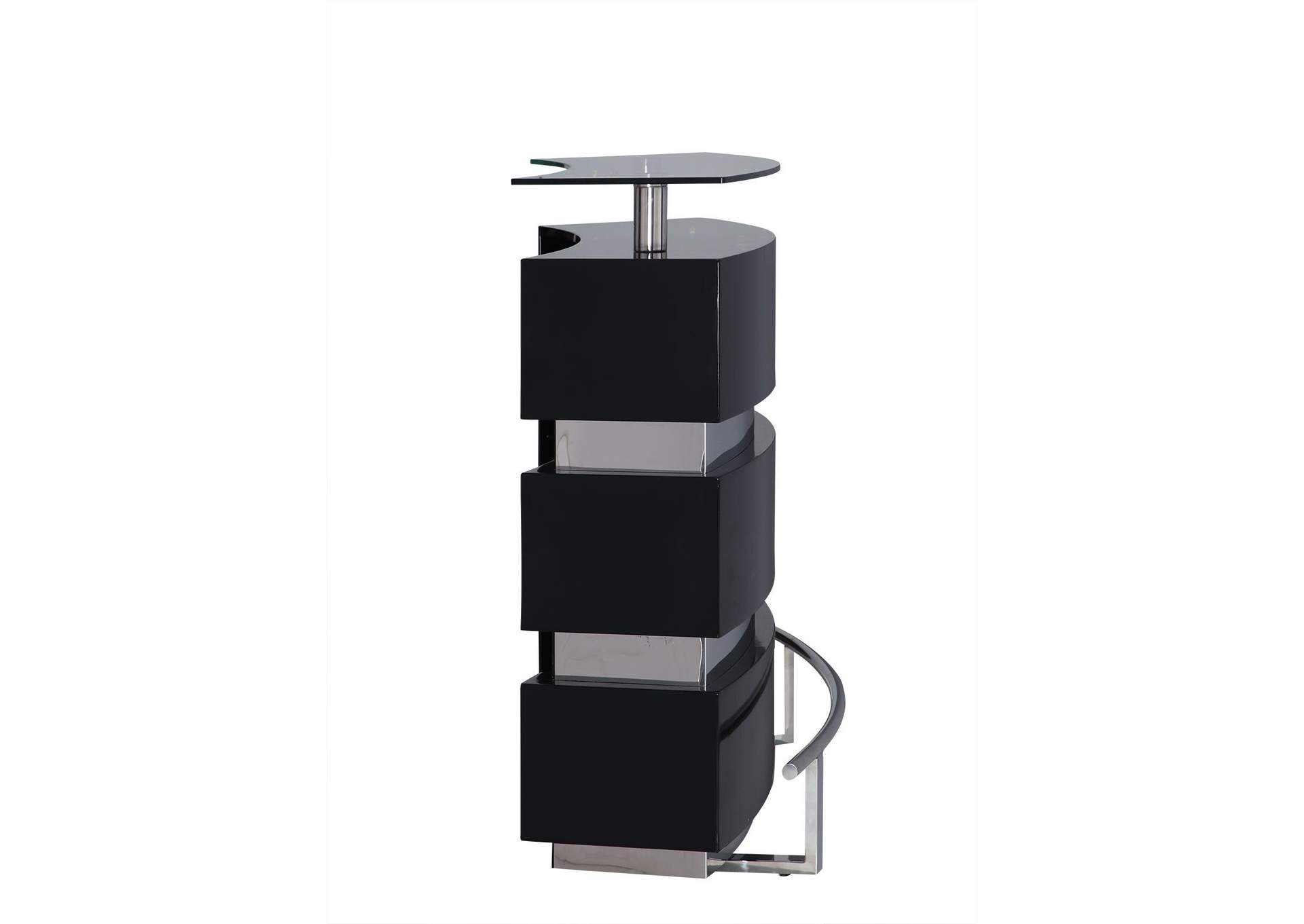 Contemporary Channeled Front Bar image 4