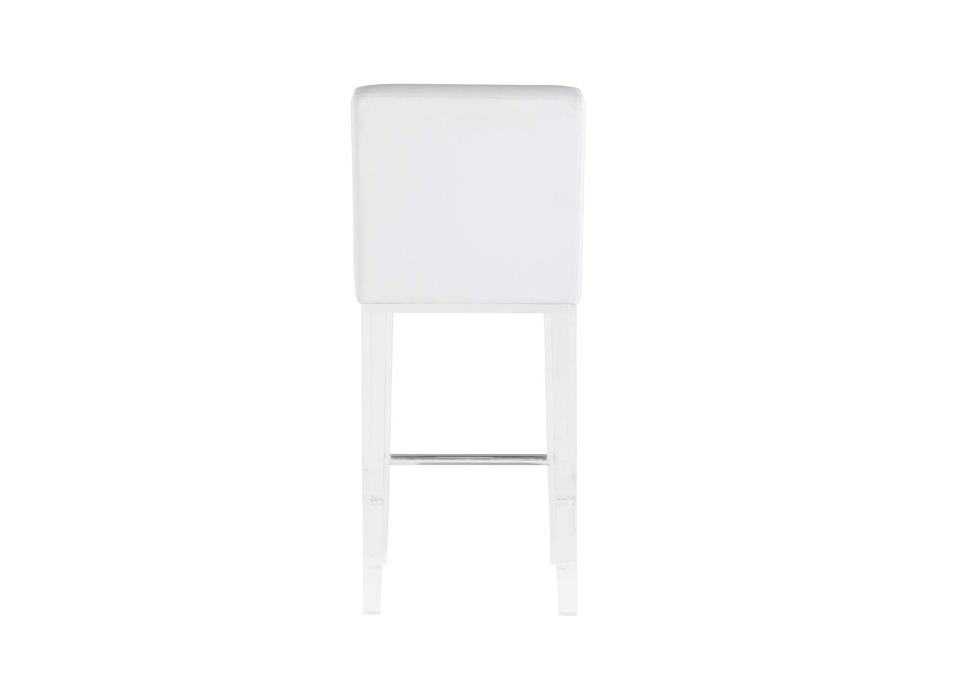 Contemporary Counter Stool With Solid Acrylic Legs image 7