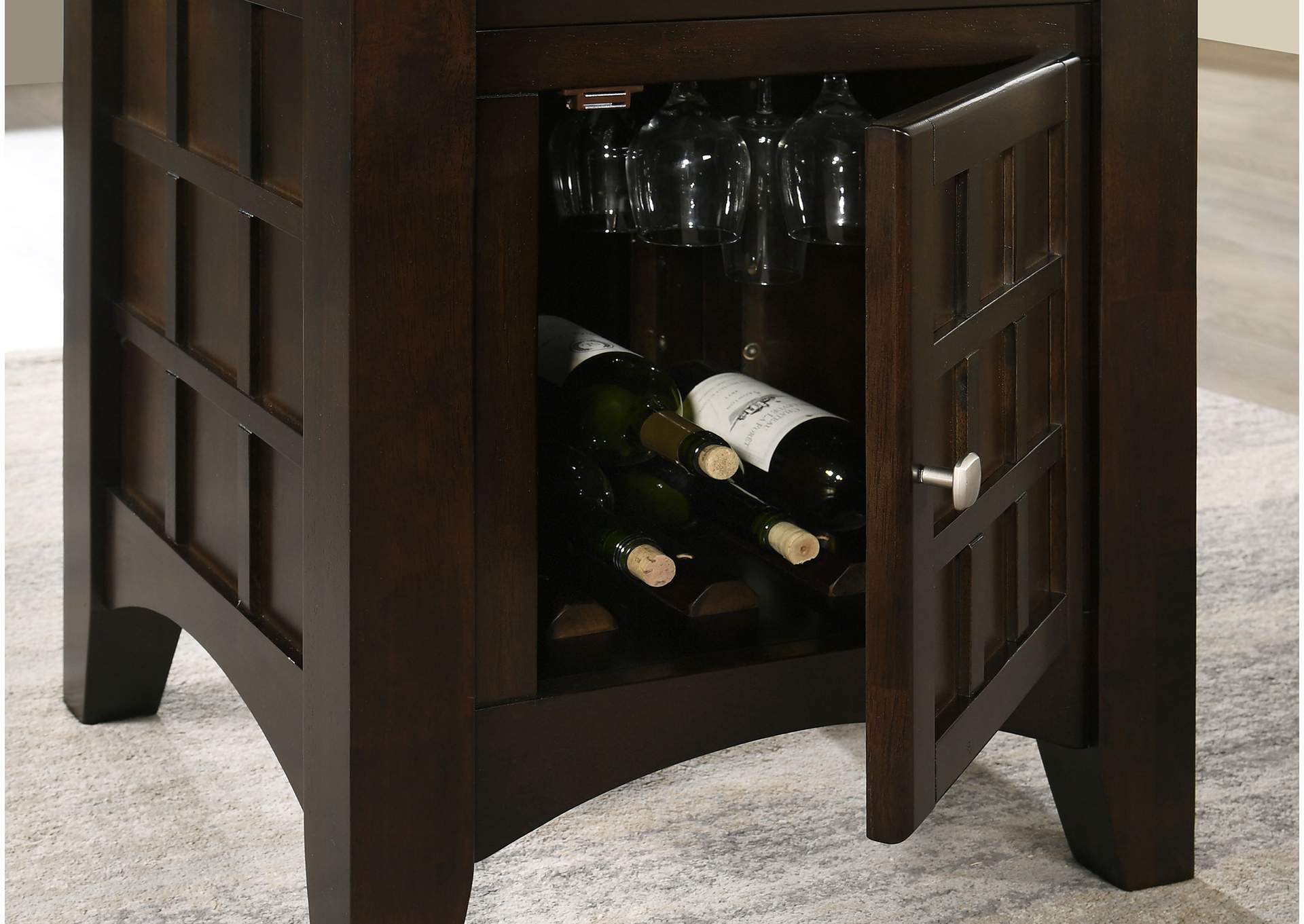 Gabriel 7-piece Square Counter Height Dining Set Cappuccino