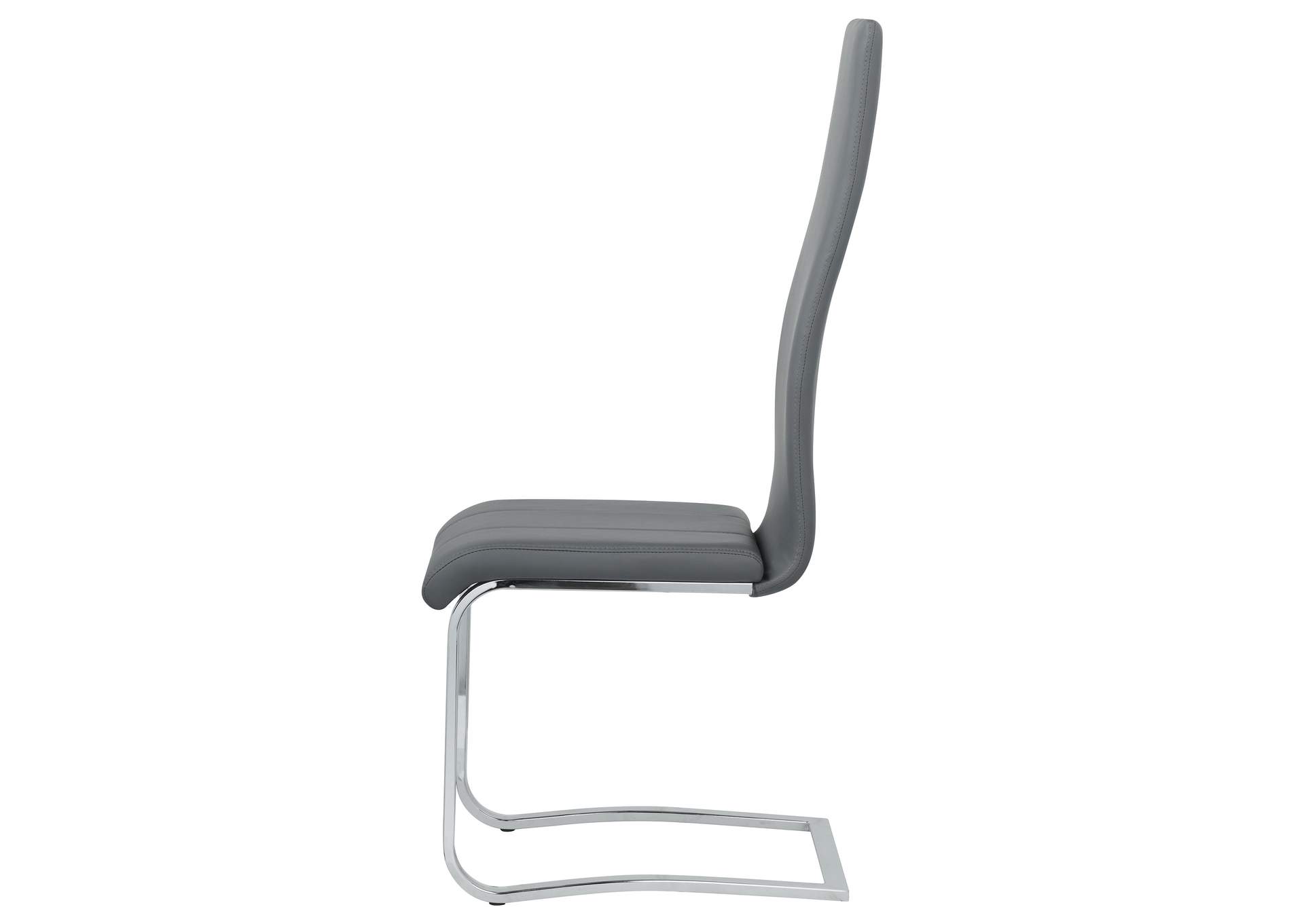 Montclair Upholstered Dining Side Chair Grey (Set of 4)