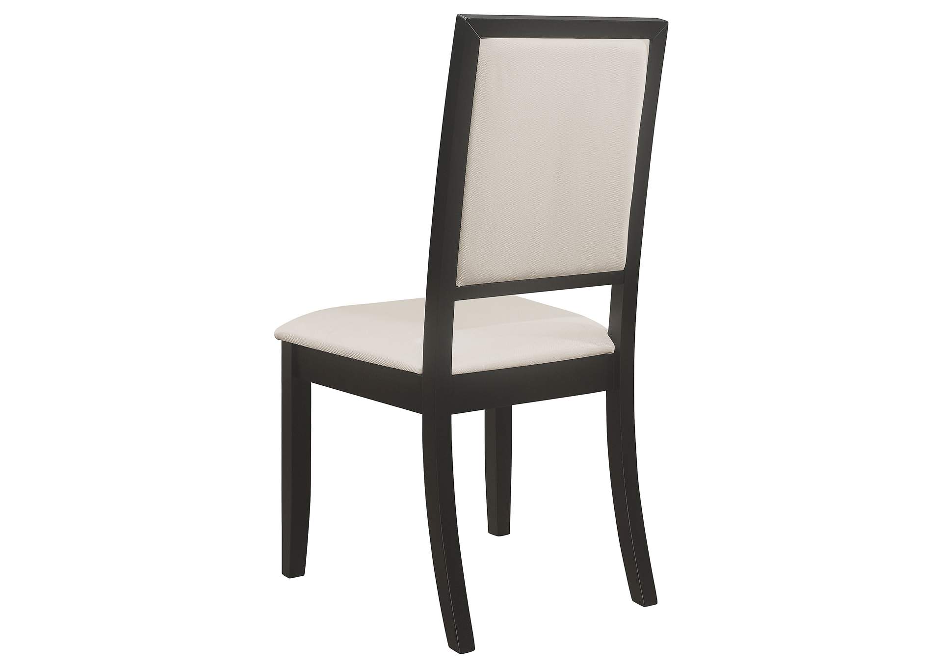 Louise 5-piece Dining Set Black and Cream