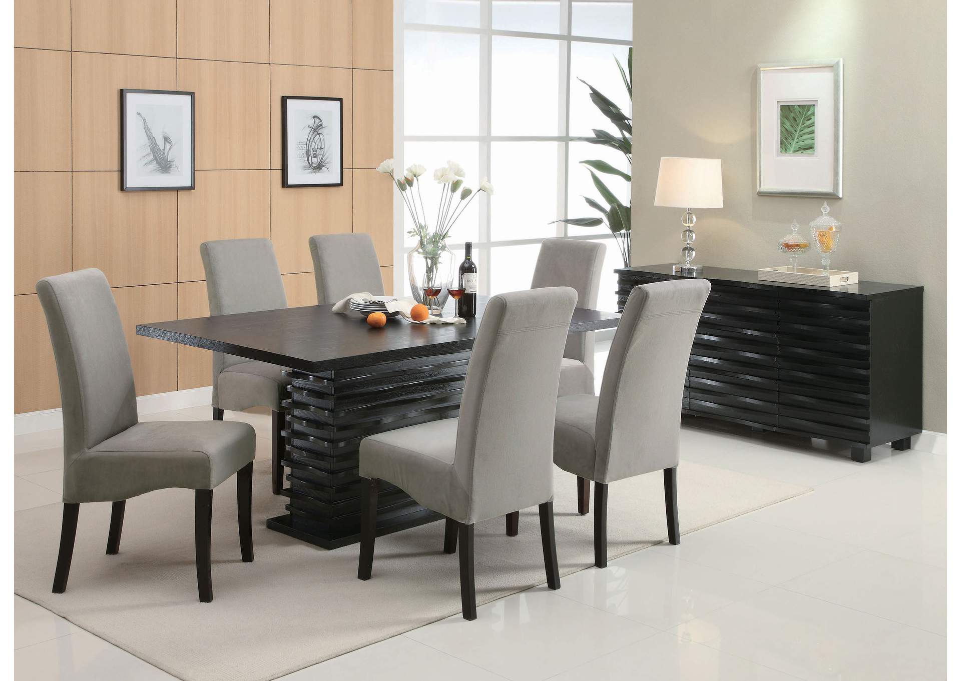 Stanton Rectangular 66-inch Dining Table Black image 6