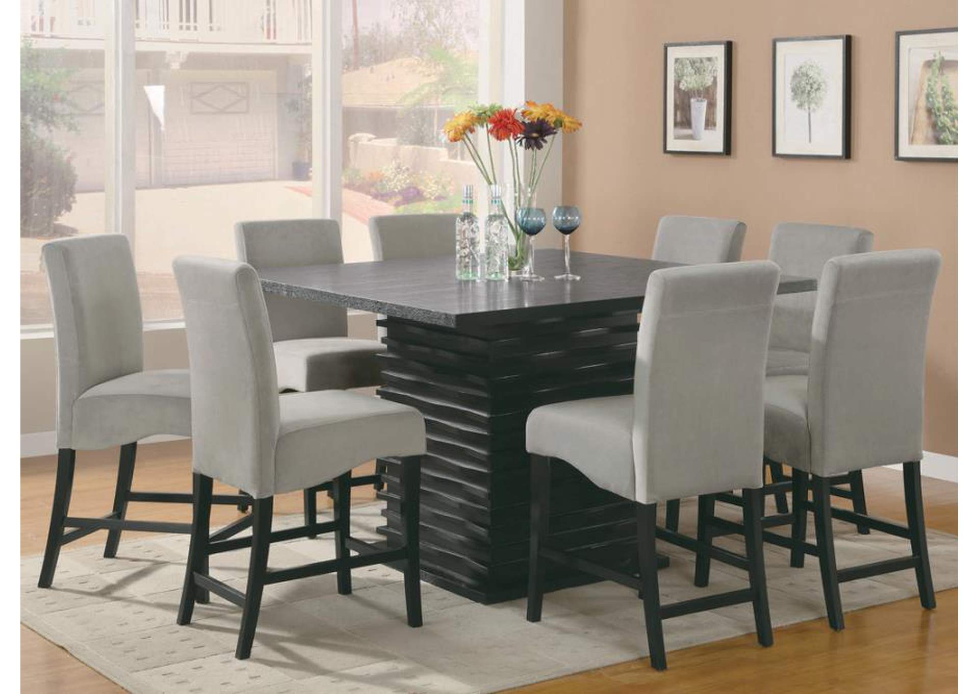 7 PC SET (TBL+6STOOL) image 1