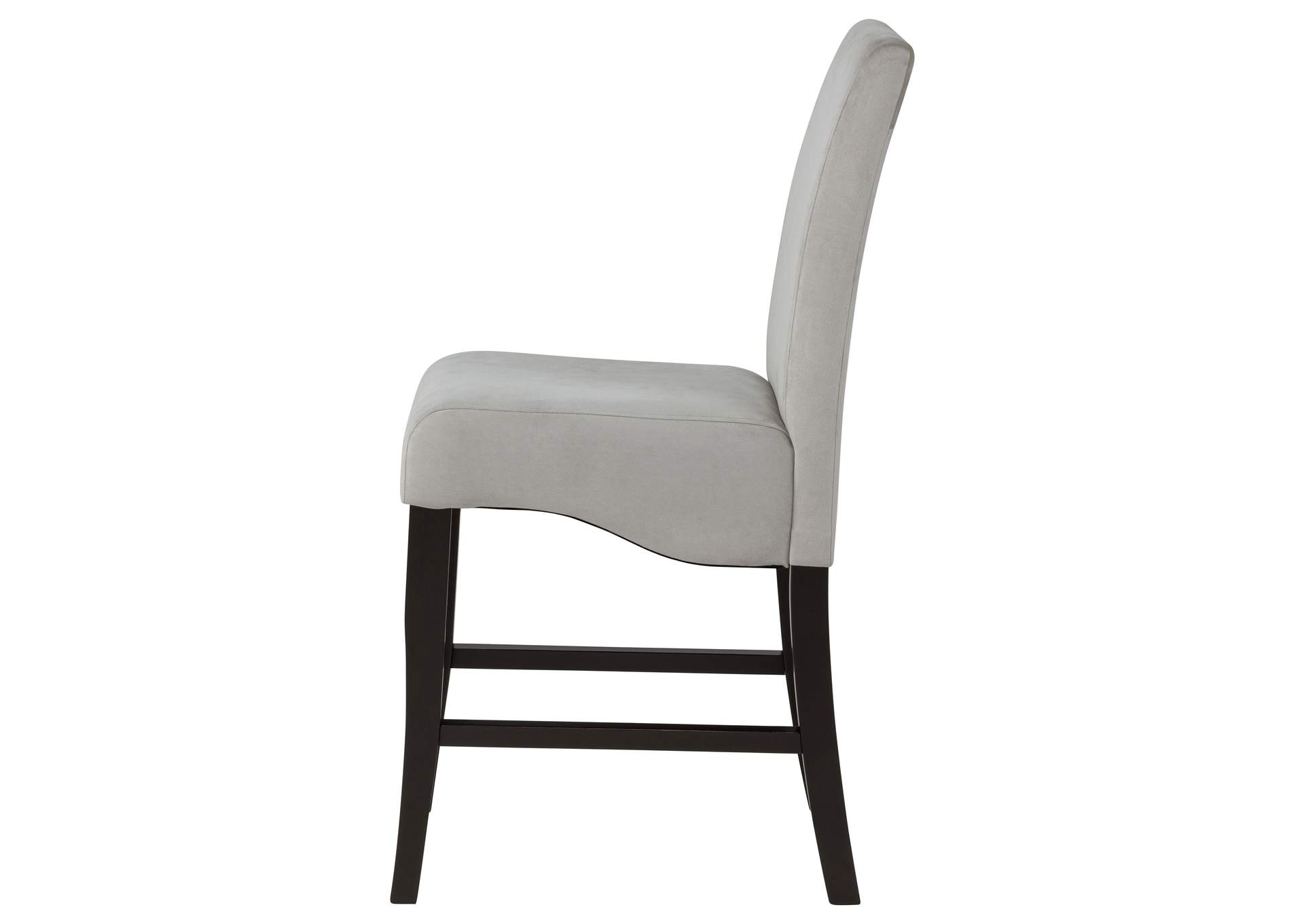 Stanton Velvet Upholstered Counter Chair Grey (Set of 2) image 7