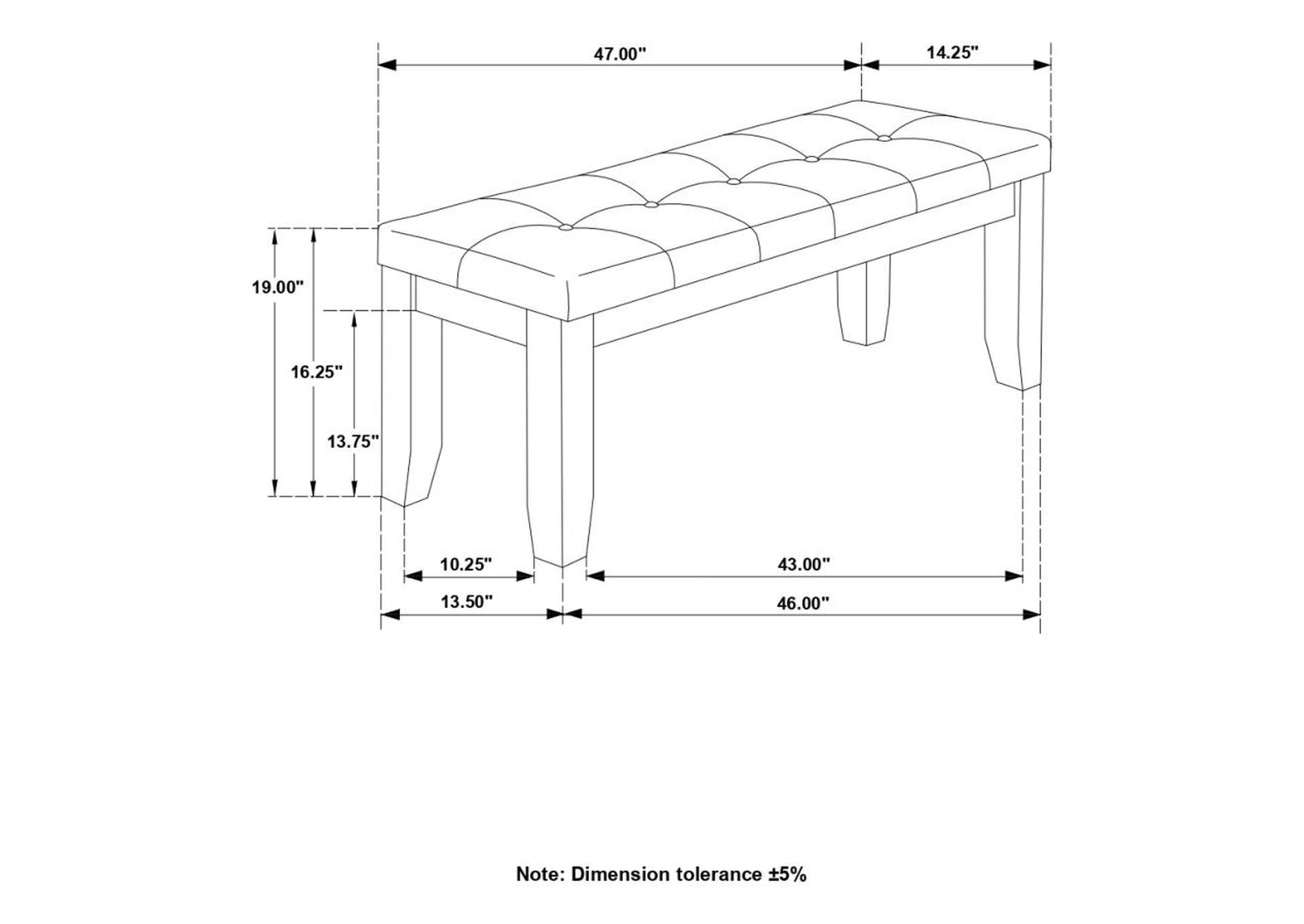 DINING TABLE 6 PC SET image 13