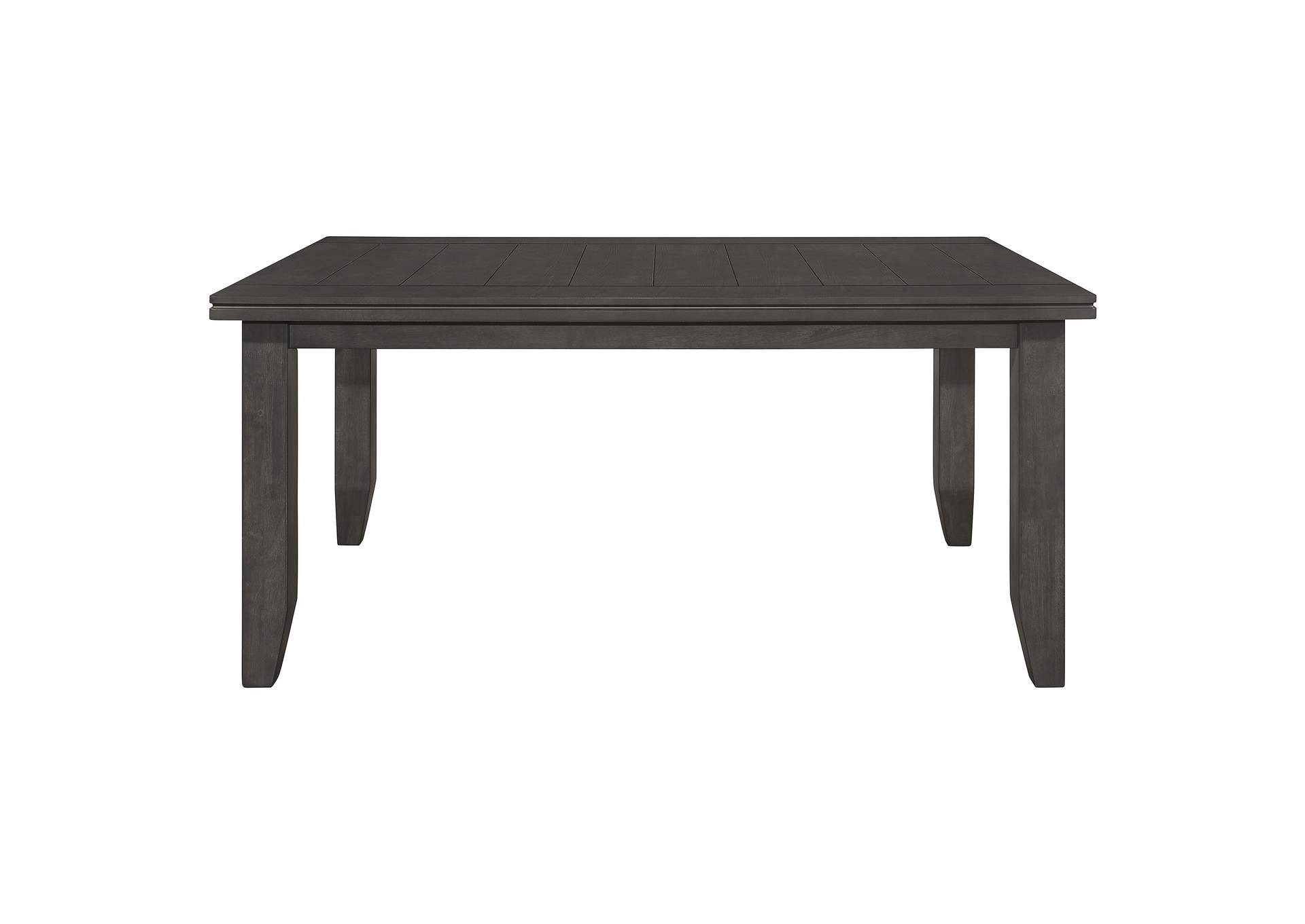 Dalila Rectangular 66-inch Wood Dining Table Dark Grey