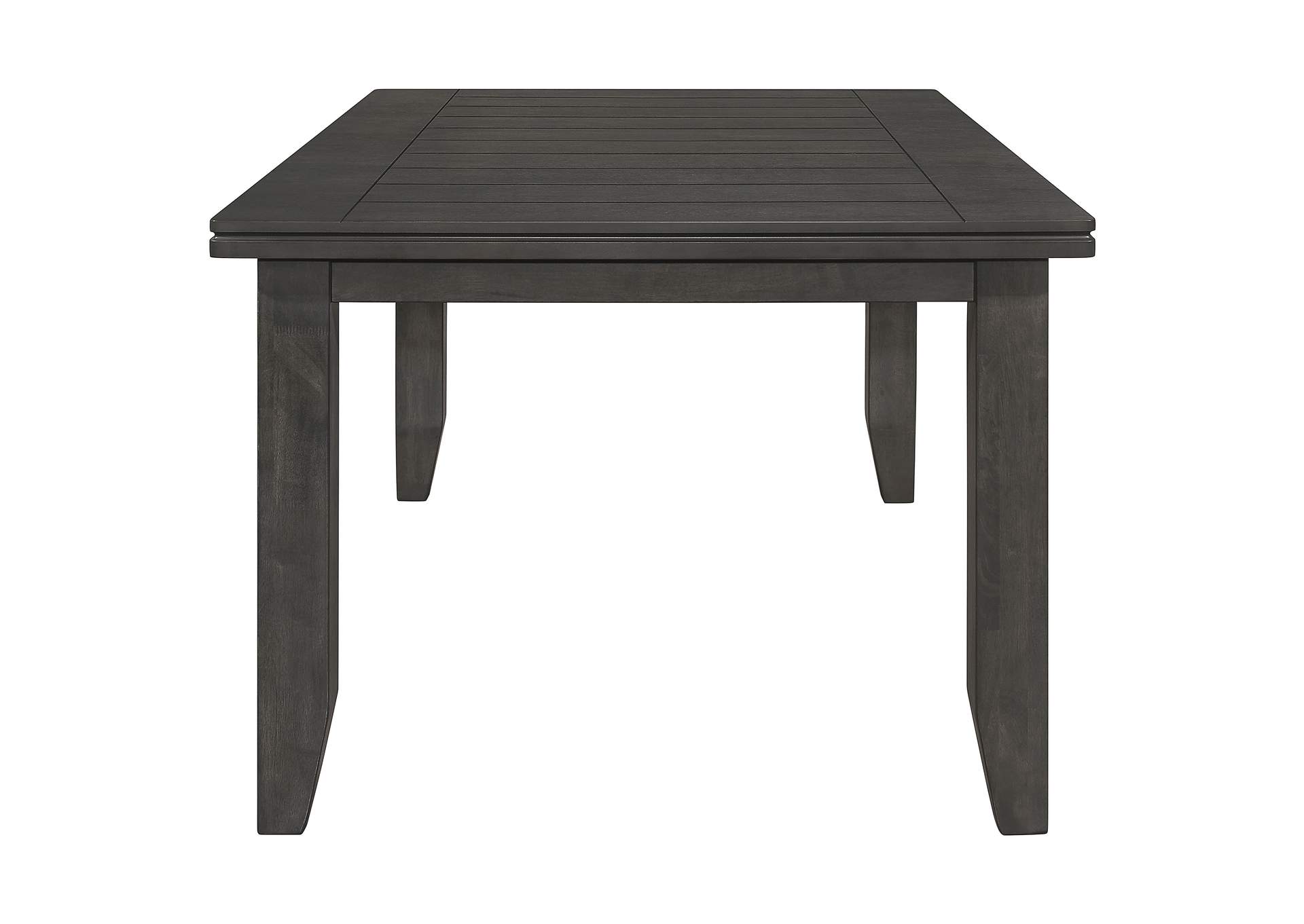 Dalila Rectangular 66-inch Wood Dining Table Dark Grey