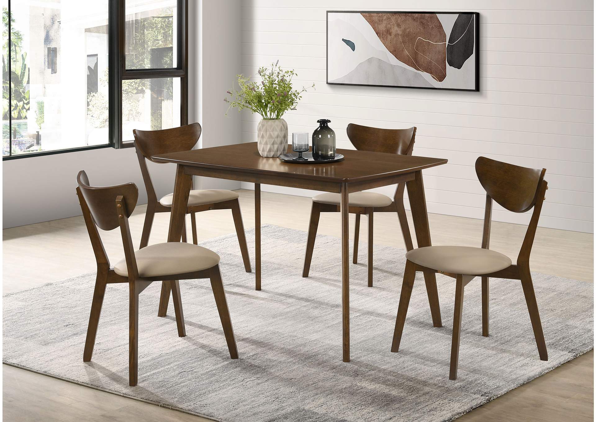 Kersey Wood Dining Side Chair Chestnut (Set of 2) image 16