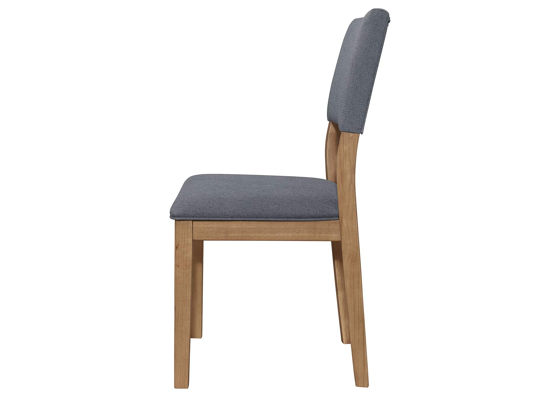 Sharon Fabric Upholstered Dining Side Chair Brown (Set of 2)