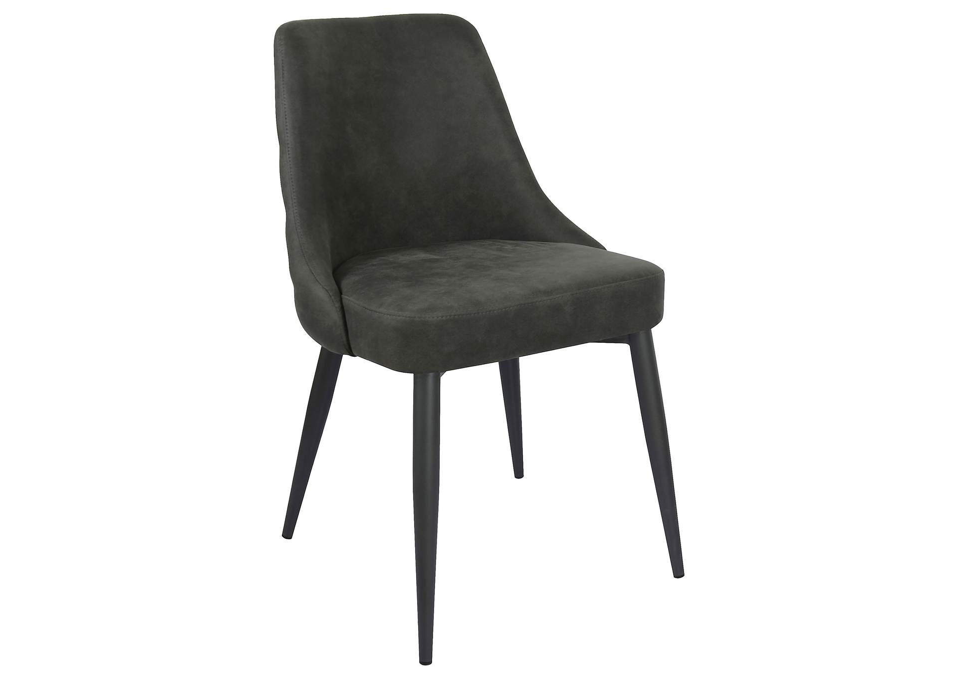 Cosmo Upholstered Dining Side Chair Grey (Set of 2)